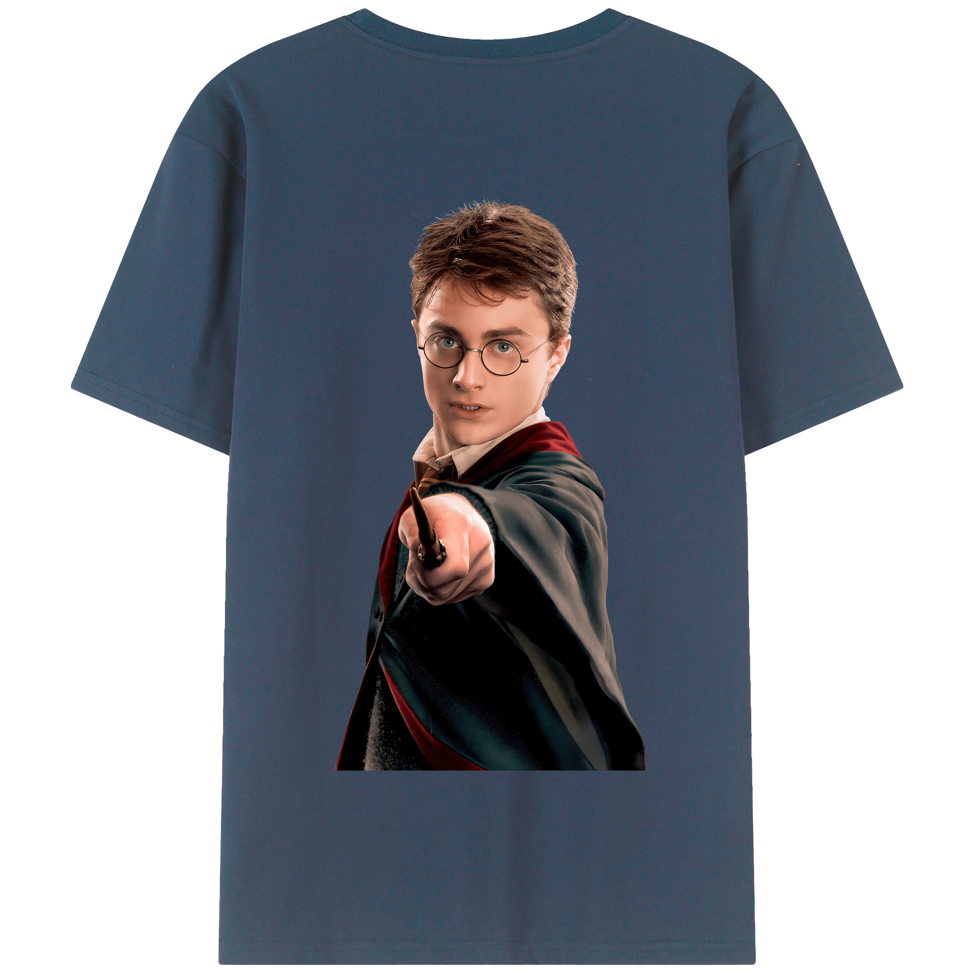 （画像用） Harry Potter ハリー・ポッターシリーズ 綿100％半袖Tシャツ（背面プリント）