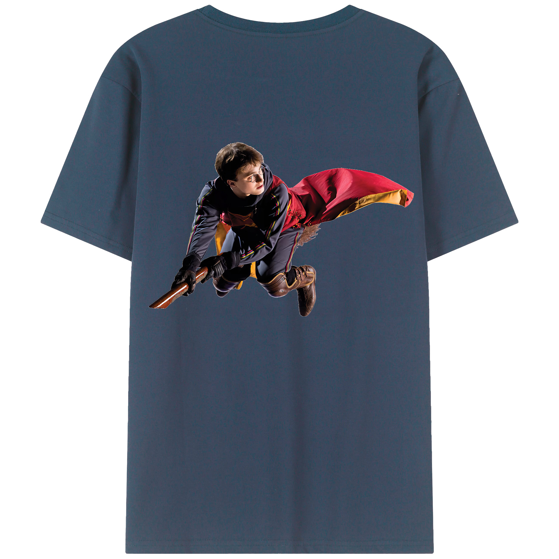 （画像用） Harry Potter ハリー・ポッターシリーズ 綿100％半袖Tシャツ（背面プリント）