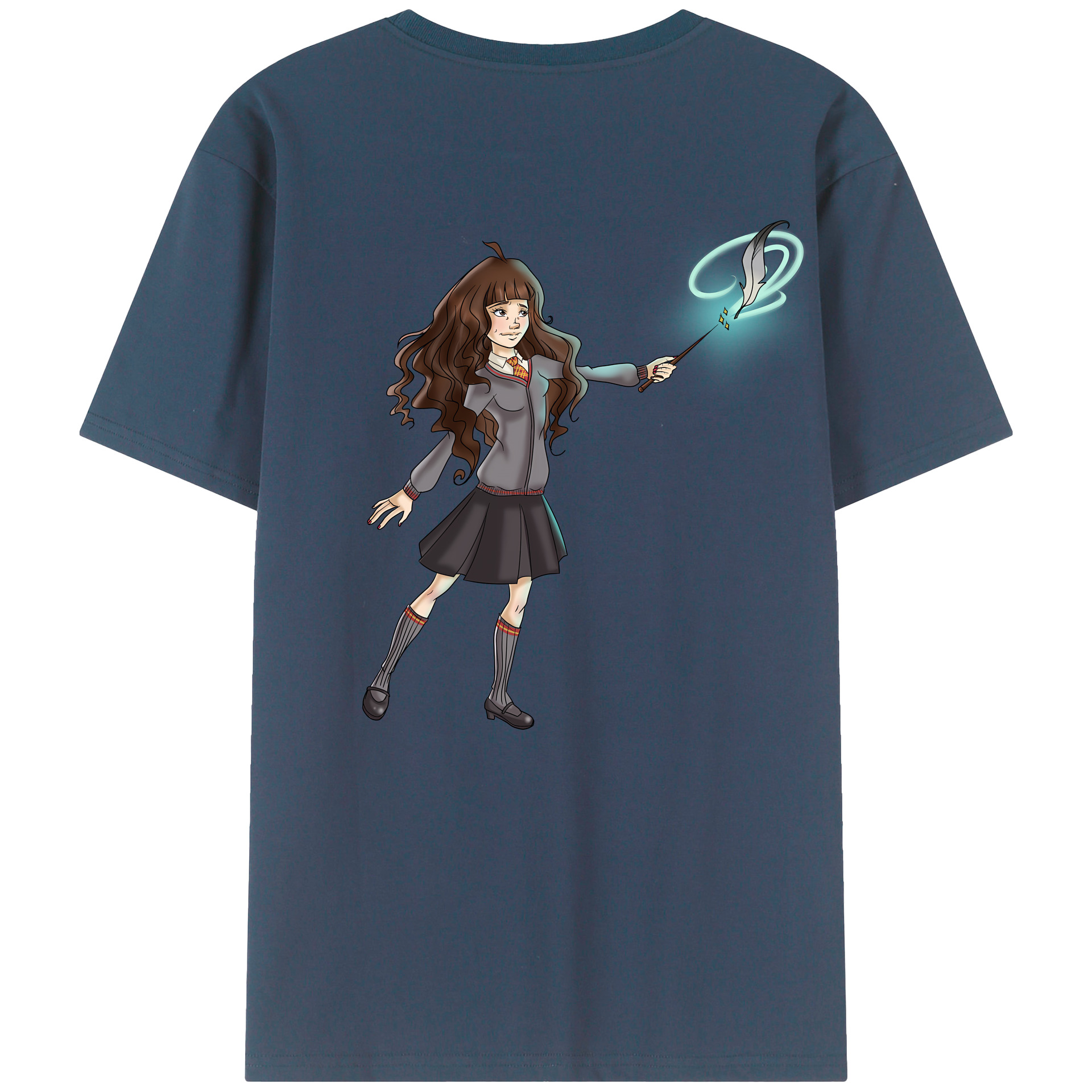 （画像用） Harry Potter ハリー・ポッターシリーズ 綿100％半袖Tシャツ（背面プリント）
