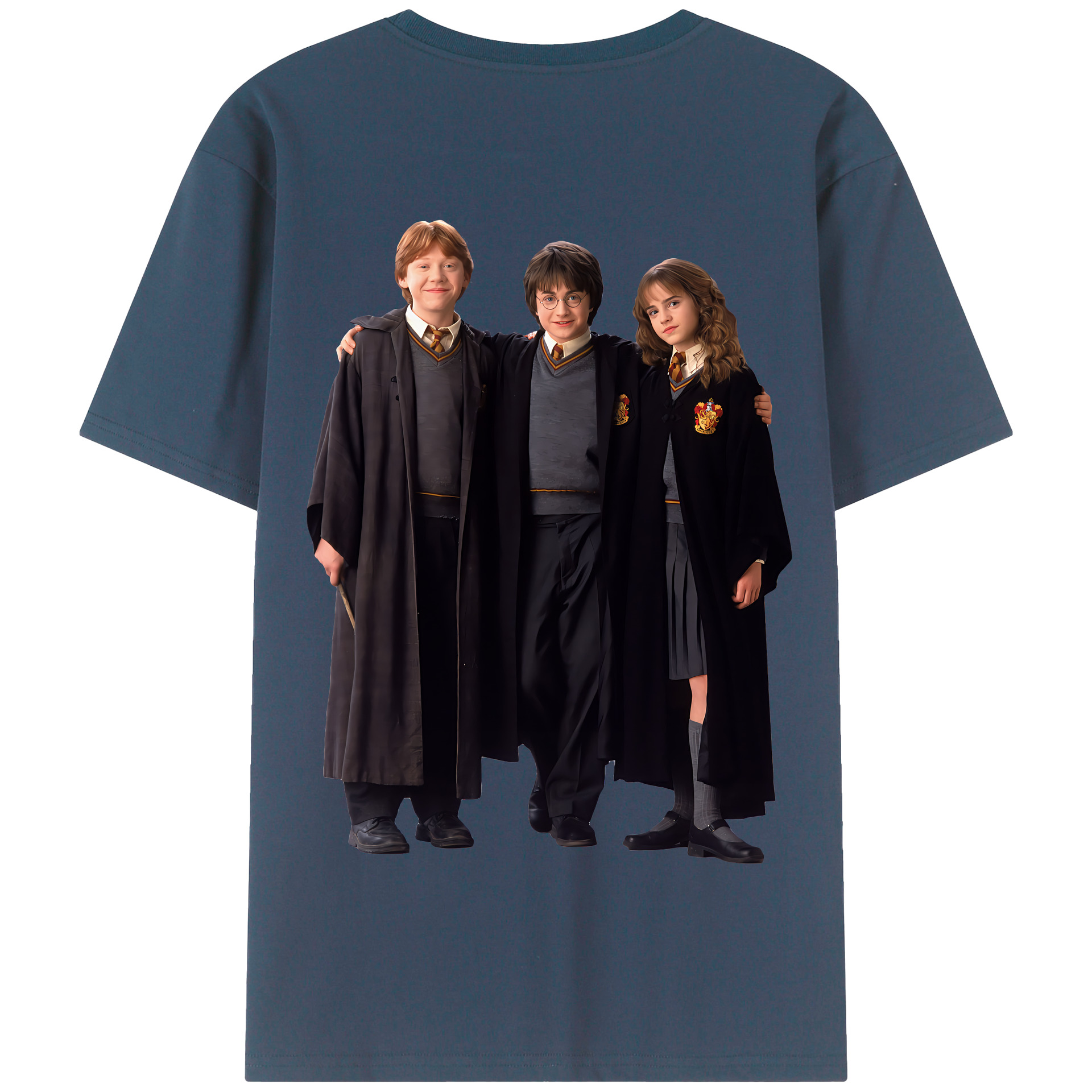 （画像用） Harry Potter ハリー・ポッターシリーズ 綿100％半袖Tシャツ（背面プリント）