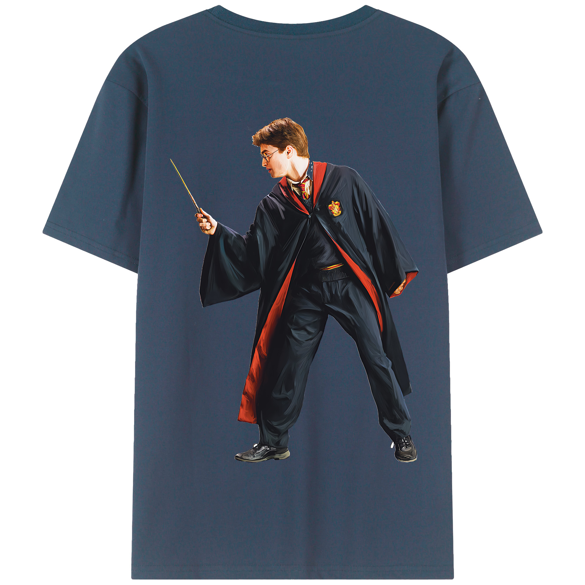 （画像用） Harry Potter ハリー・ポッターシリーズ 綿100％半袖Tシャツ（背面プリント）