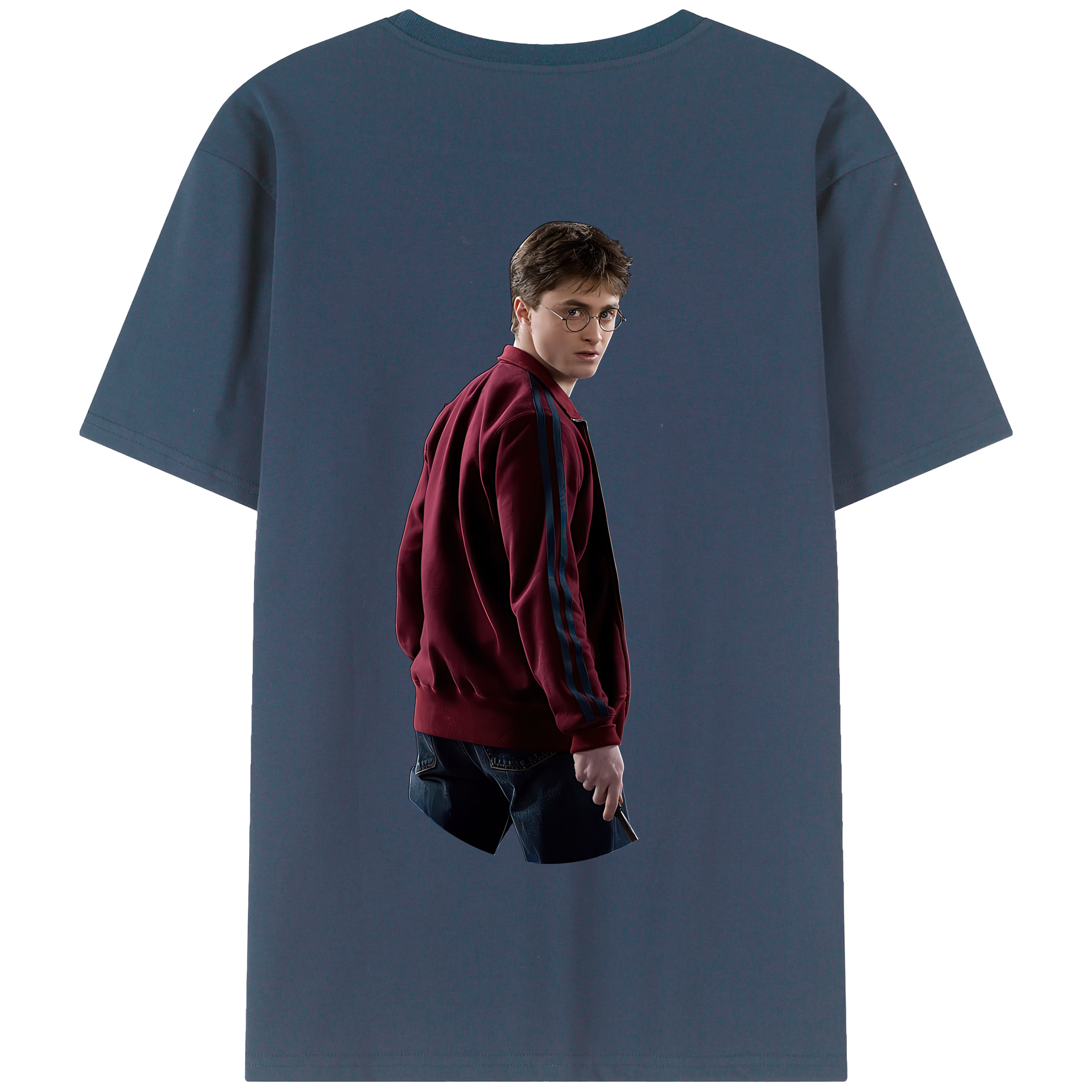 （画像用） Harry Potter ハリー・ポッターシリーズ 綿100％半袖Tシャツ（背面プリント）