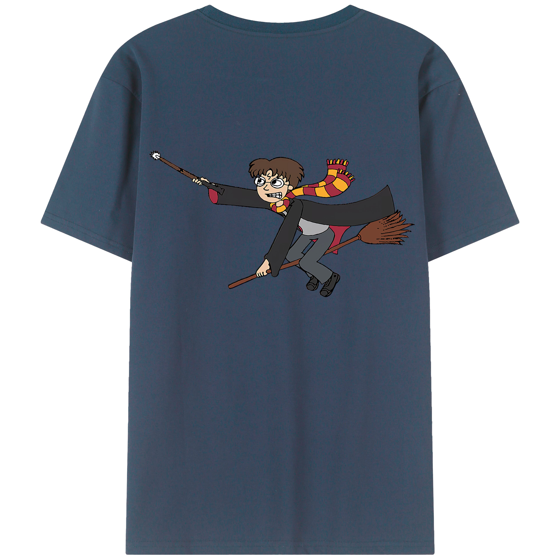 （画像用） Harry Potter ハリー・ポッターシリーズ 綿100％半袖Tシャツ（背面プリント）