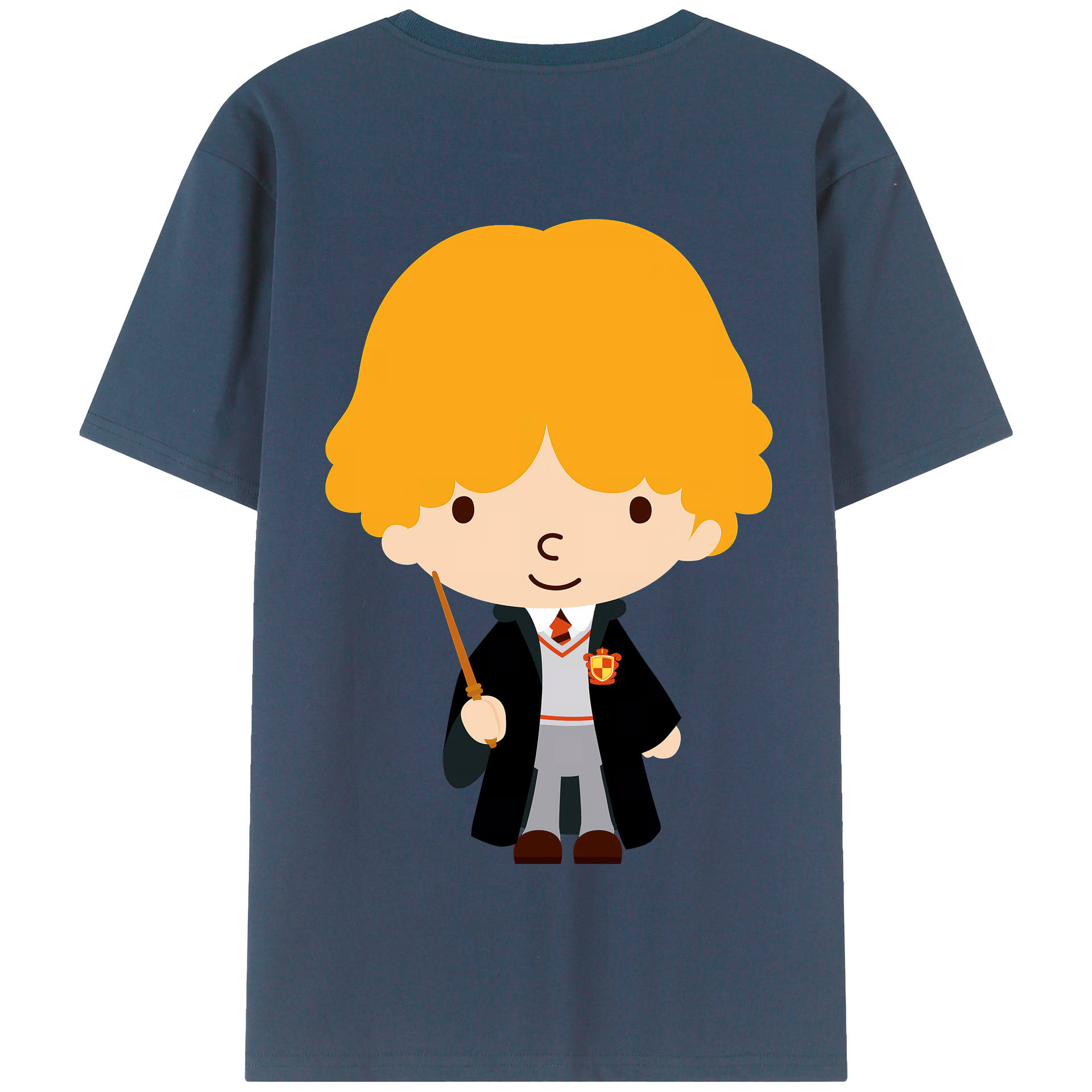 （画像用） Harry Potter ハリー・ポッターシリーズ 綿100％半袖Tシャツ（背面プリント）