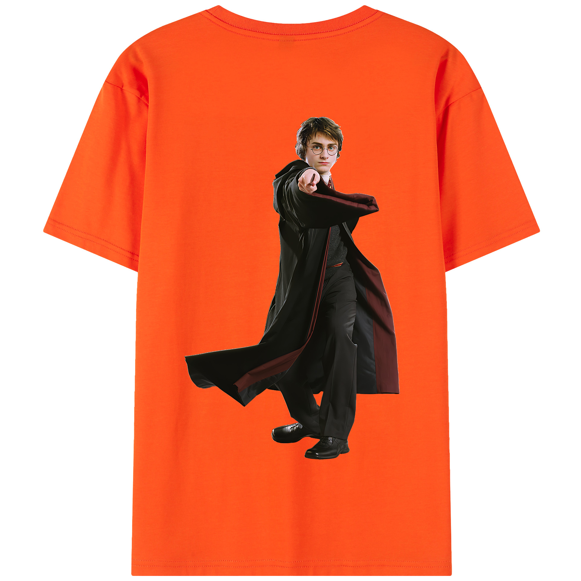 （画像用） Harry Potter ハリー・ポッターシリーズ 綿100％半袖Tシャツ（背面プリント）
