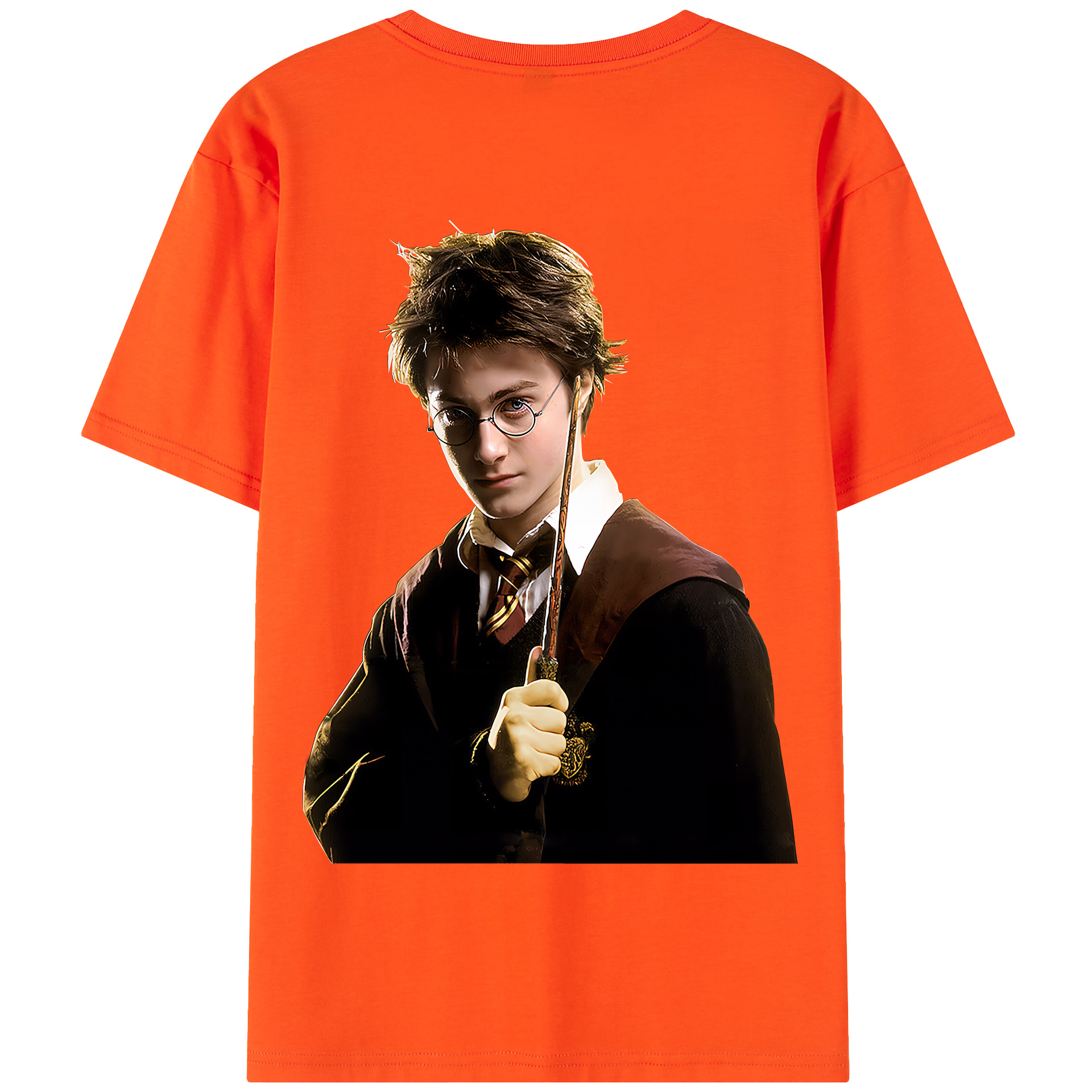 （画像用） Harry Potter ハリー・ポッターシリーズ 綿100％半袖Tシャツ（背面プリント）