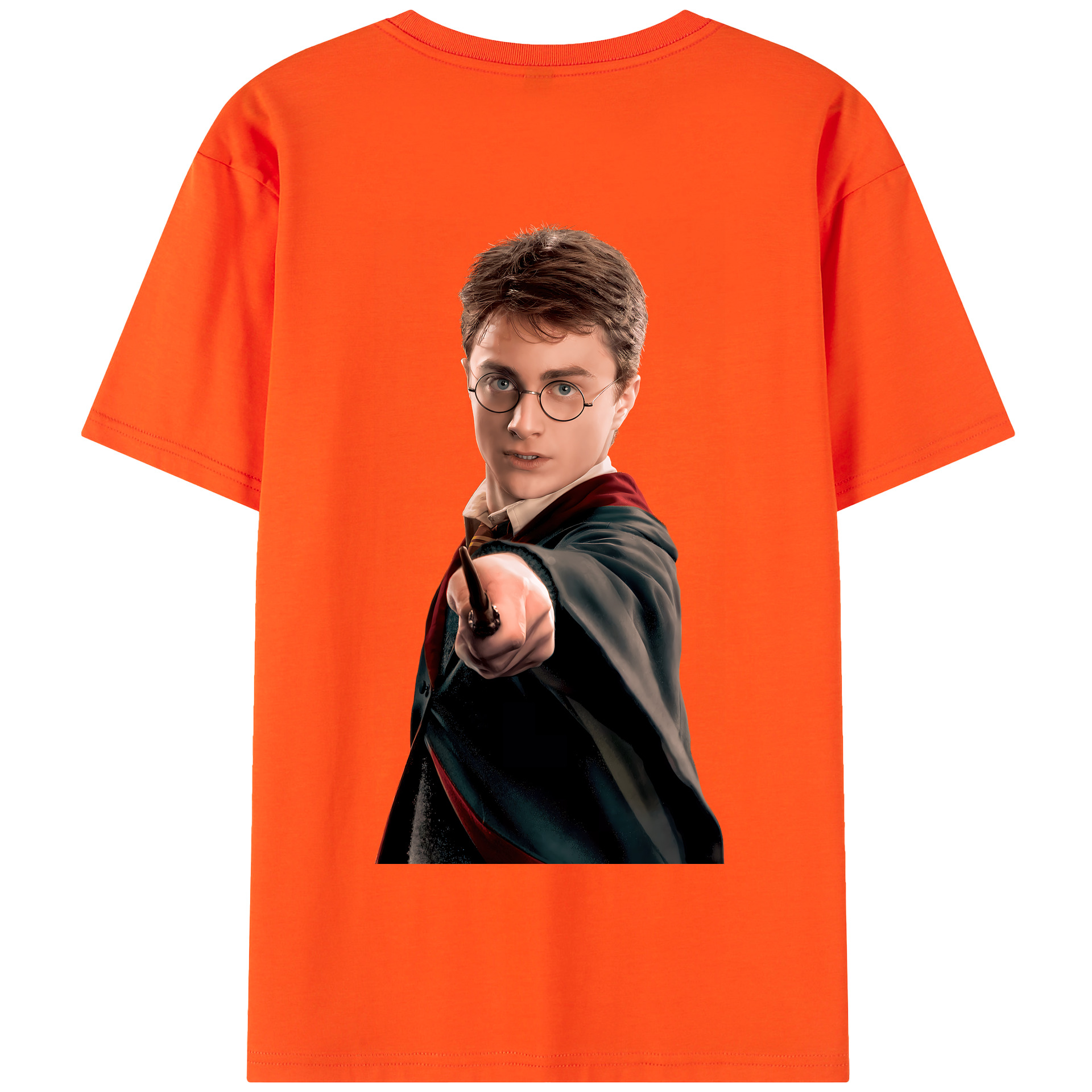 （画像用） Harry Potter ハリー・ポッターシリーズ 綿100％半袖Tシャツ（背面プリント）