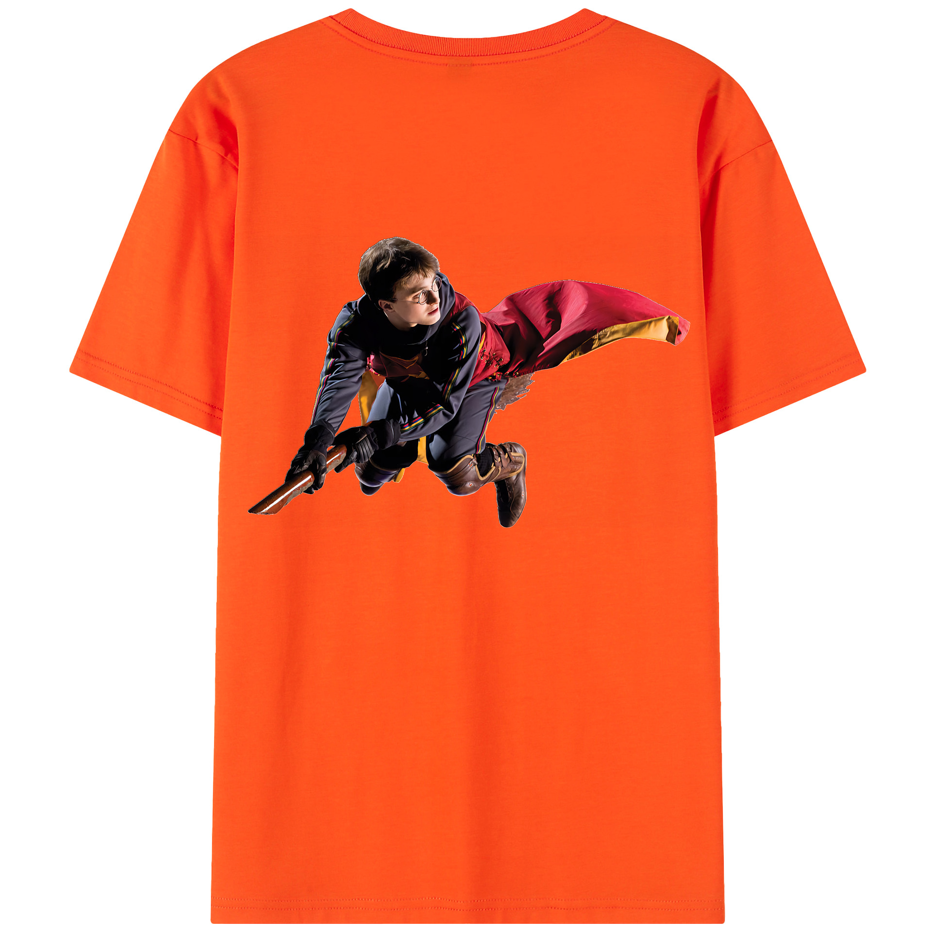 （画像用） Harry Potter ハリー・ポッターシリーズ 綿100％半袖Tシャツ（背面プリント）