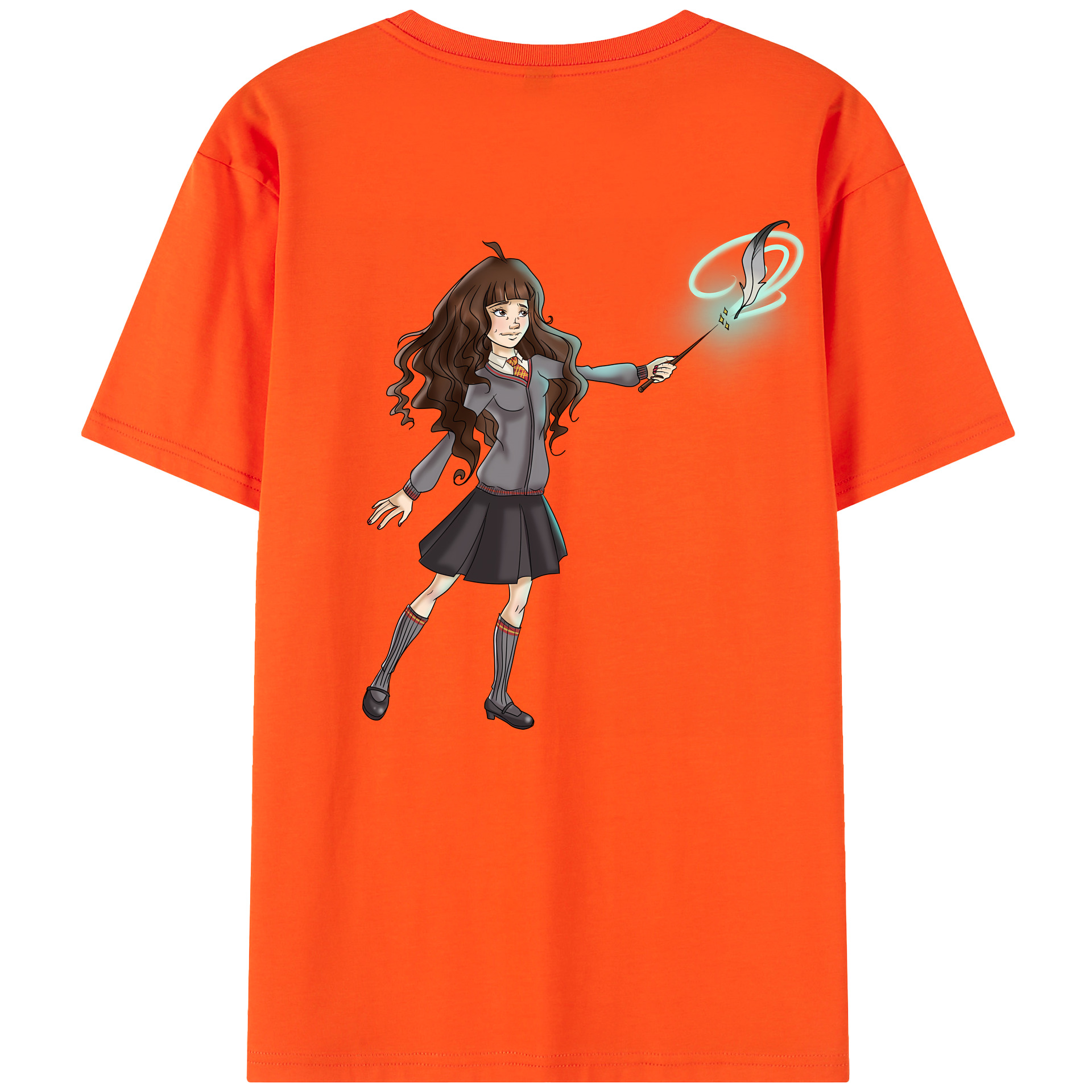 （画像用） Harry Potter ハリー・ポッターシリーズ 綿100％半袖Tシャツ（背面プリント）