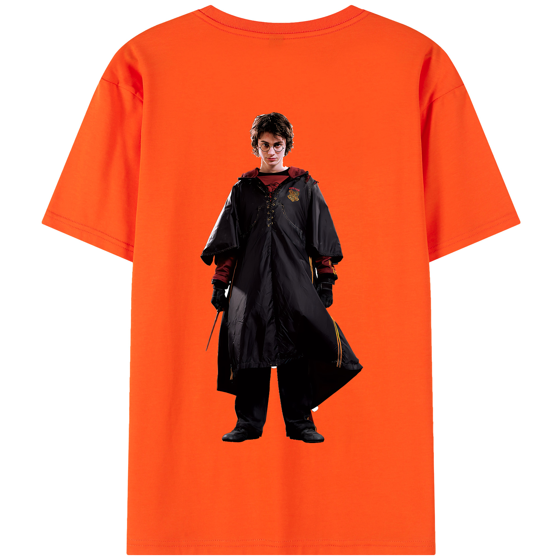（画像用） Harry Potter ハリー・ポッターシリーズ 綿100％半袖Tシャツ（背面プリント）
