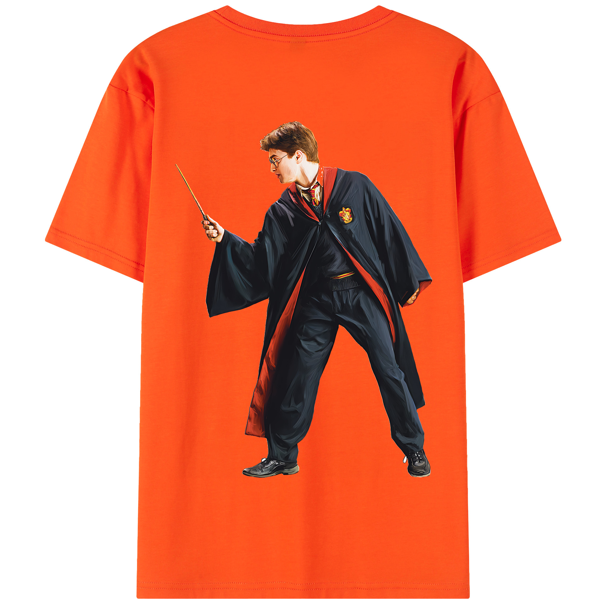 （画像用） Harry Potter ハリー・ポッターシリーズ 綿100％半袖Tシャツ（背面プリント）