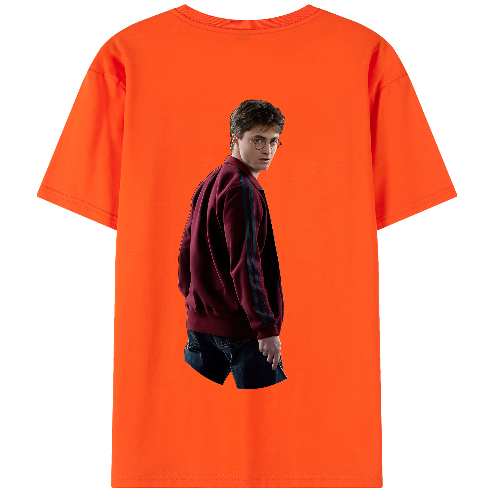 （画像用） Harry Potter ハリー・ポッターシリーズ 綿100％半袖Tシャツ（背面プリント）