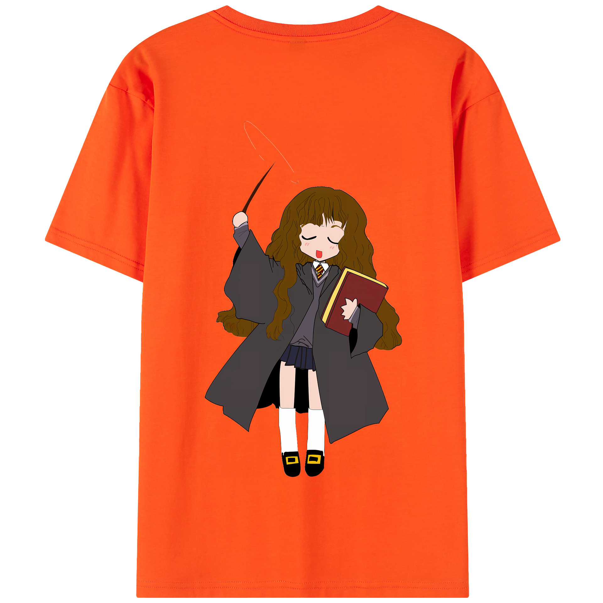 （画像用） Harry Potter ハリー・ポッターシリーズ 綿100％半袖Tシャツ（背面プリント）