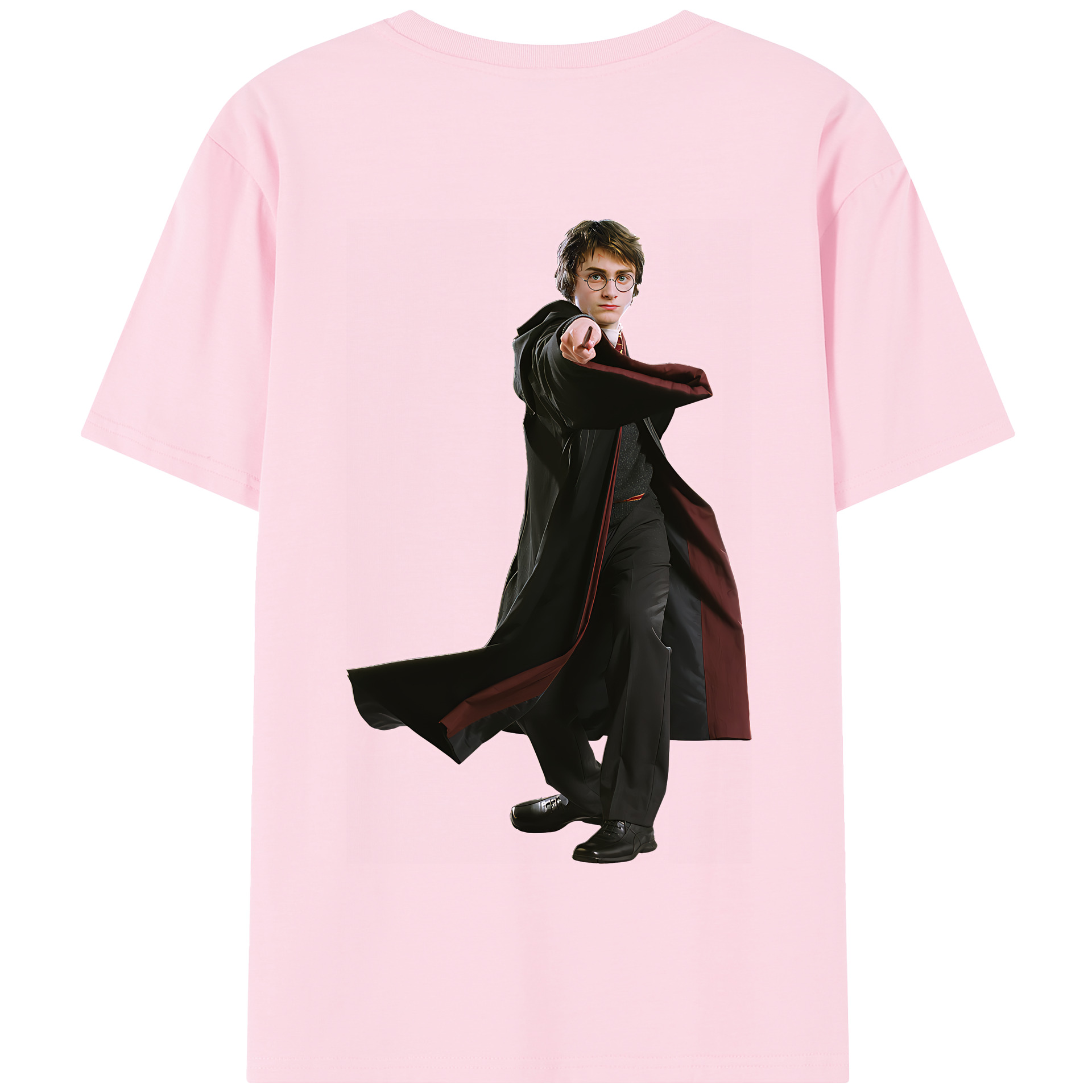 （画像用） Harry Potter ハリー・ポッターシリーズ 綿100％半袖Tシャツ（背面プリント）