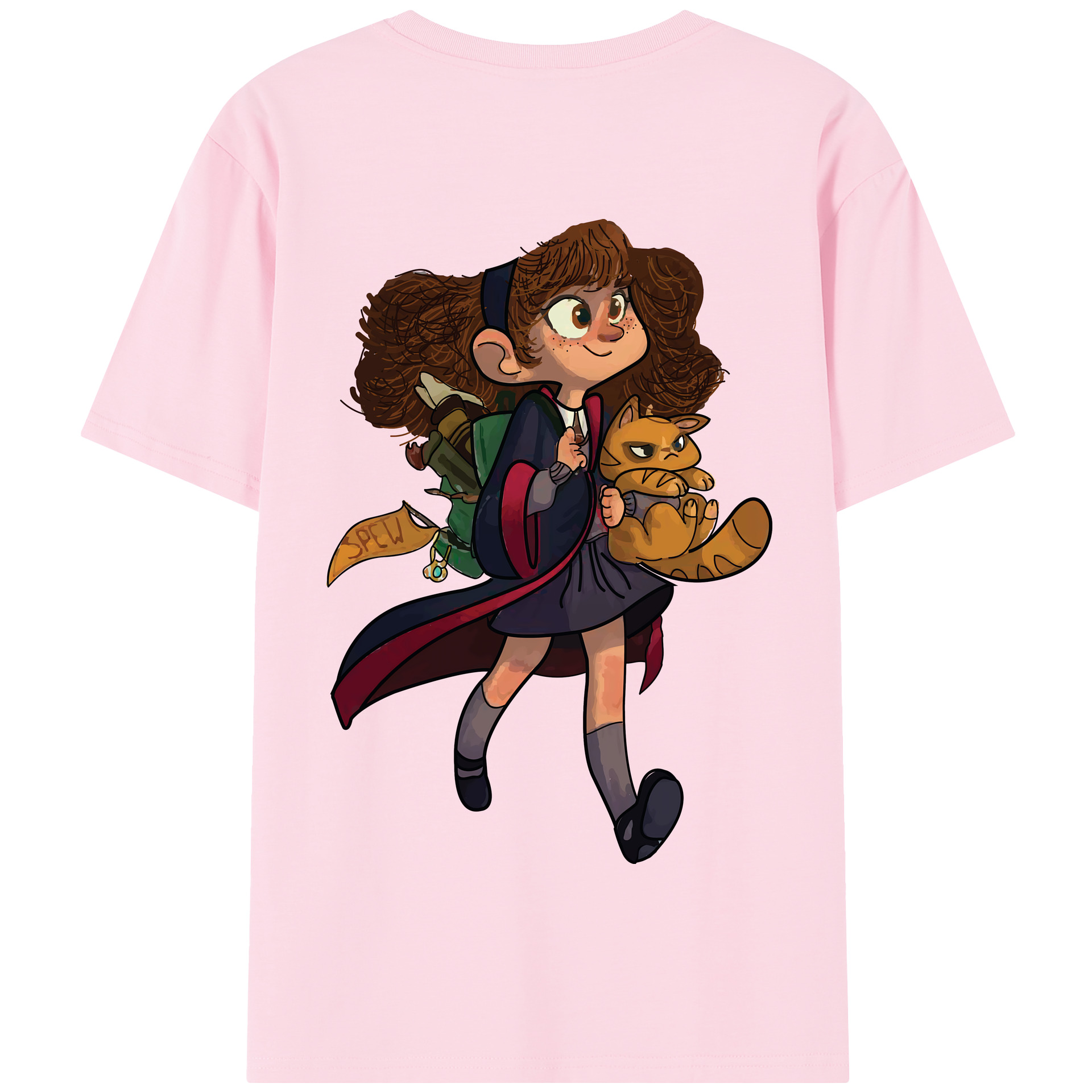 （画像用） Harry Potter ハリー・ポッターシリーズ 綿100％半袖Tシャツ（背面プリント）
