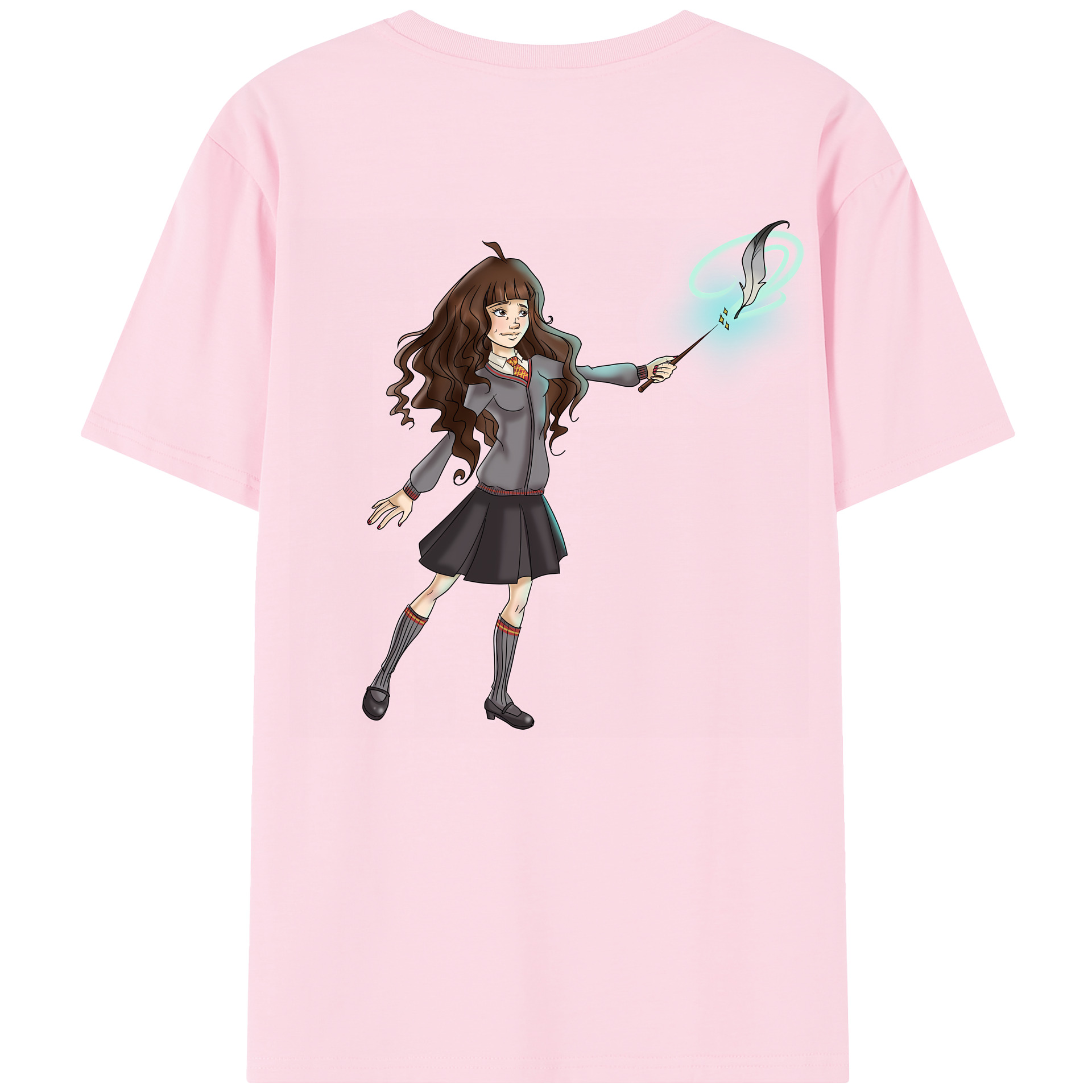 （画像用） Harry Potter ハリー・ポッターシリーズ 綿100％半袖Tシャツ（背面プリント）