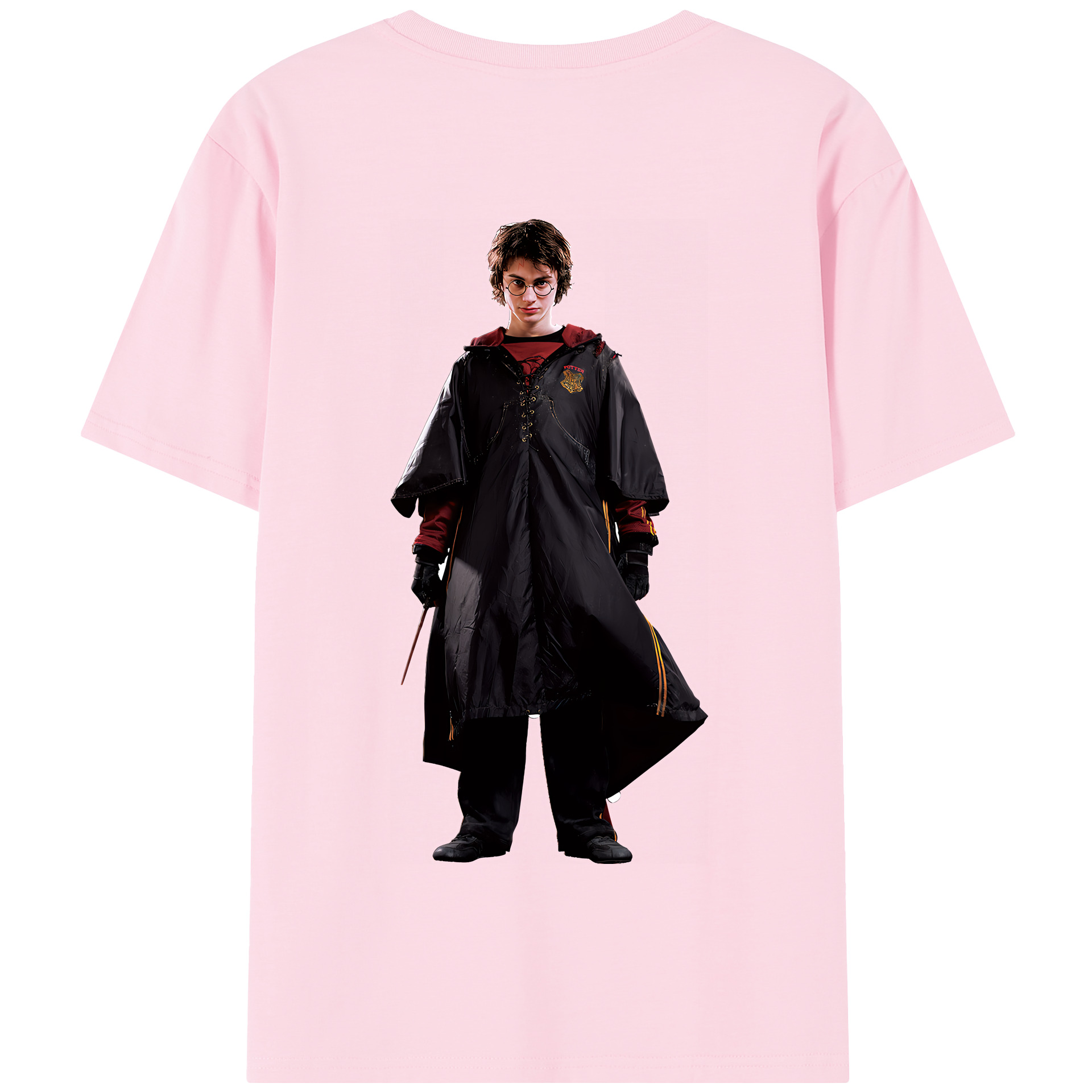 （画像用） Harry Potter ハリー・ポッターシリーズ 綿100％半袖Tシャツ（背面プリント）