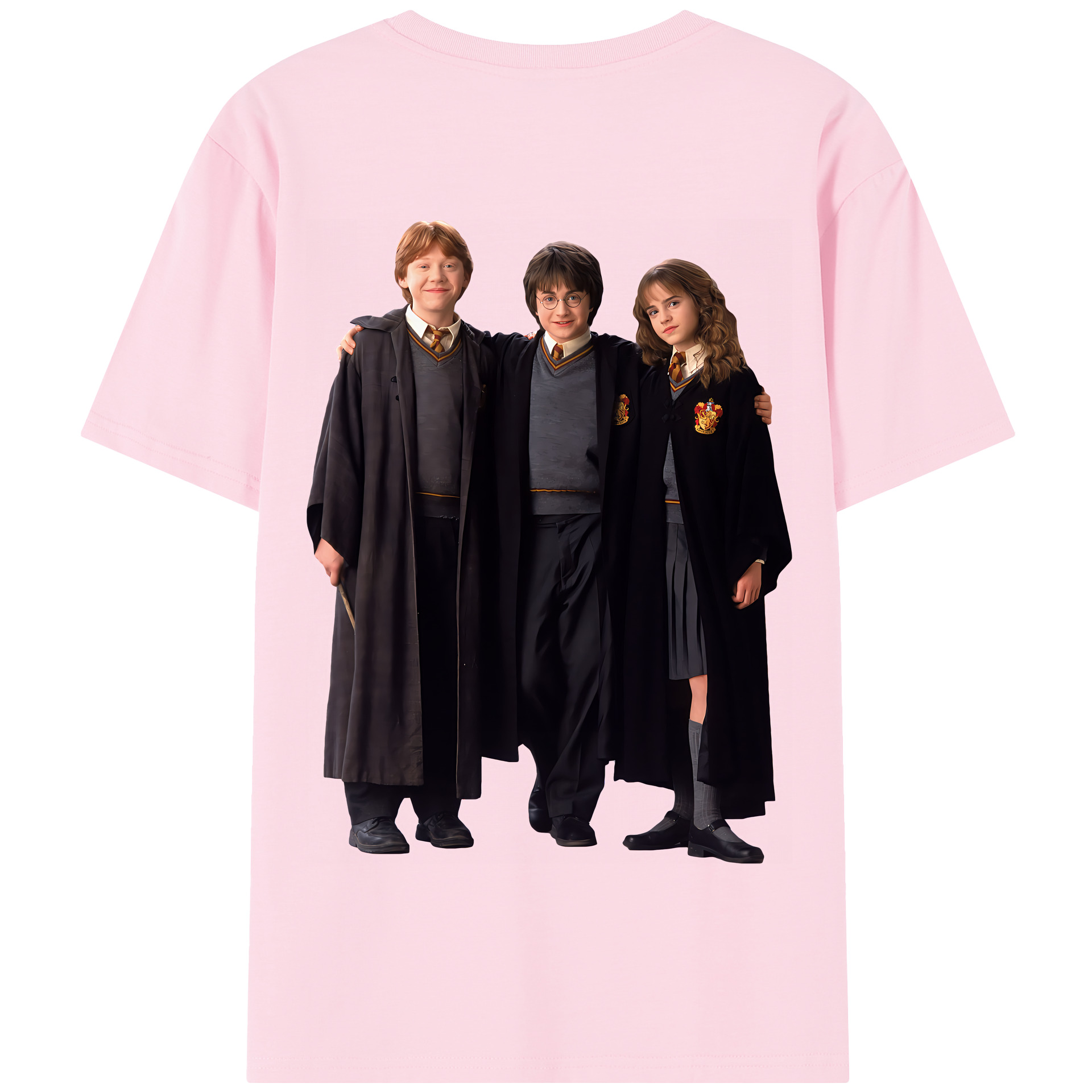 （画像用） Harry Potter ハリー・ポッターシリーズ 綿100％半袖Tシャツ（背面プリント）