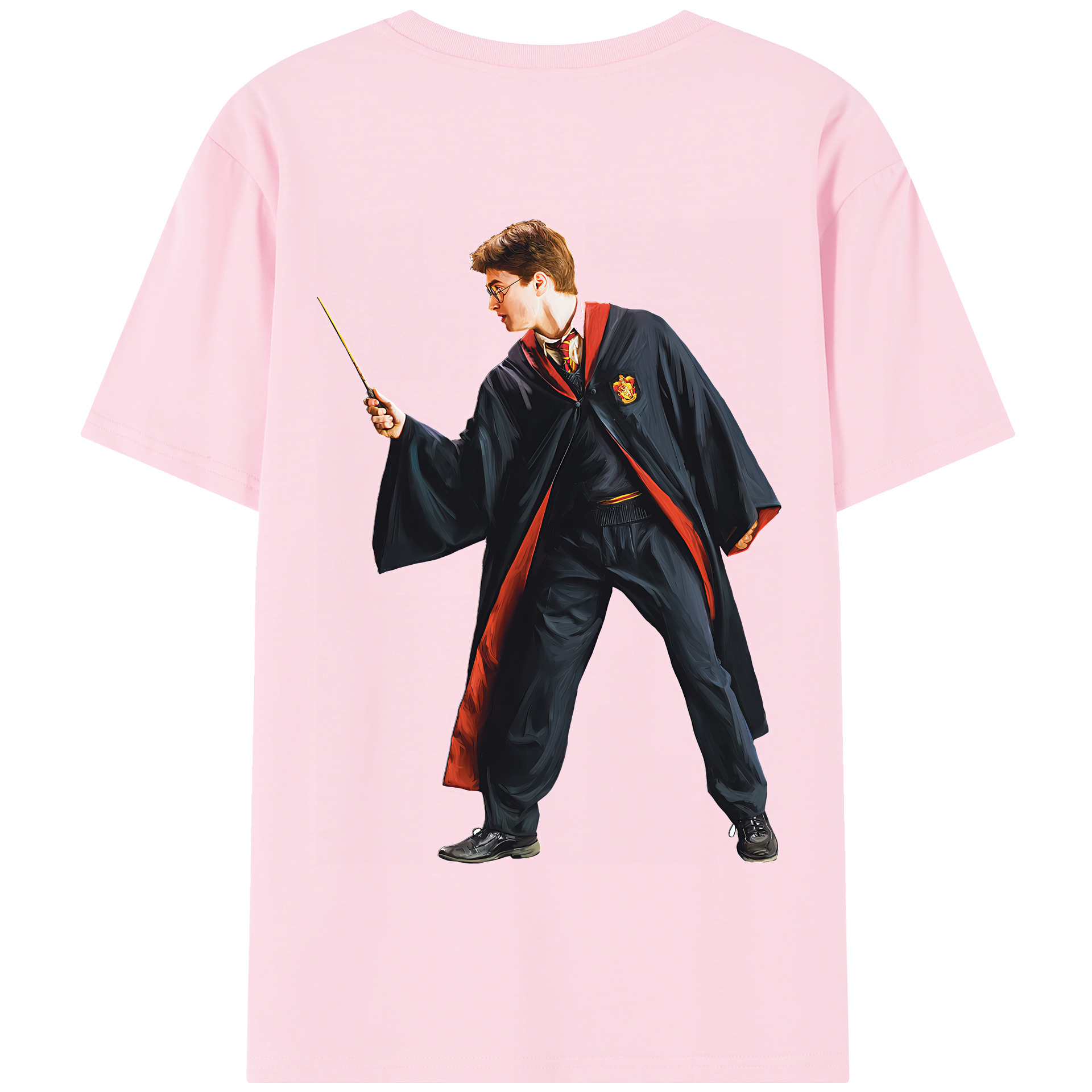 （画像用） Harry Potter ハリー・ポッターシリーズ 綿100％半袖Tシャツ（背面プリント）