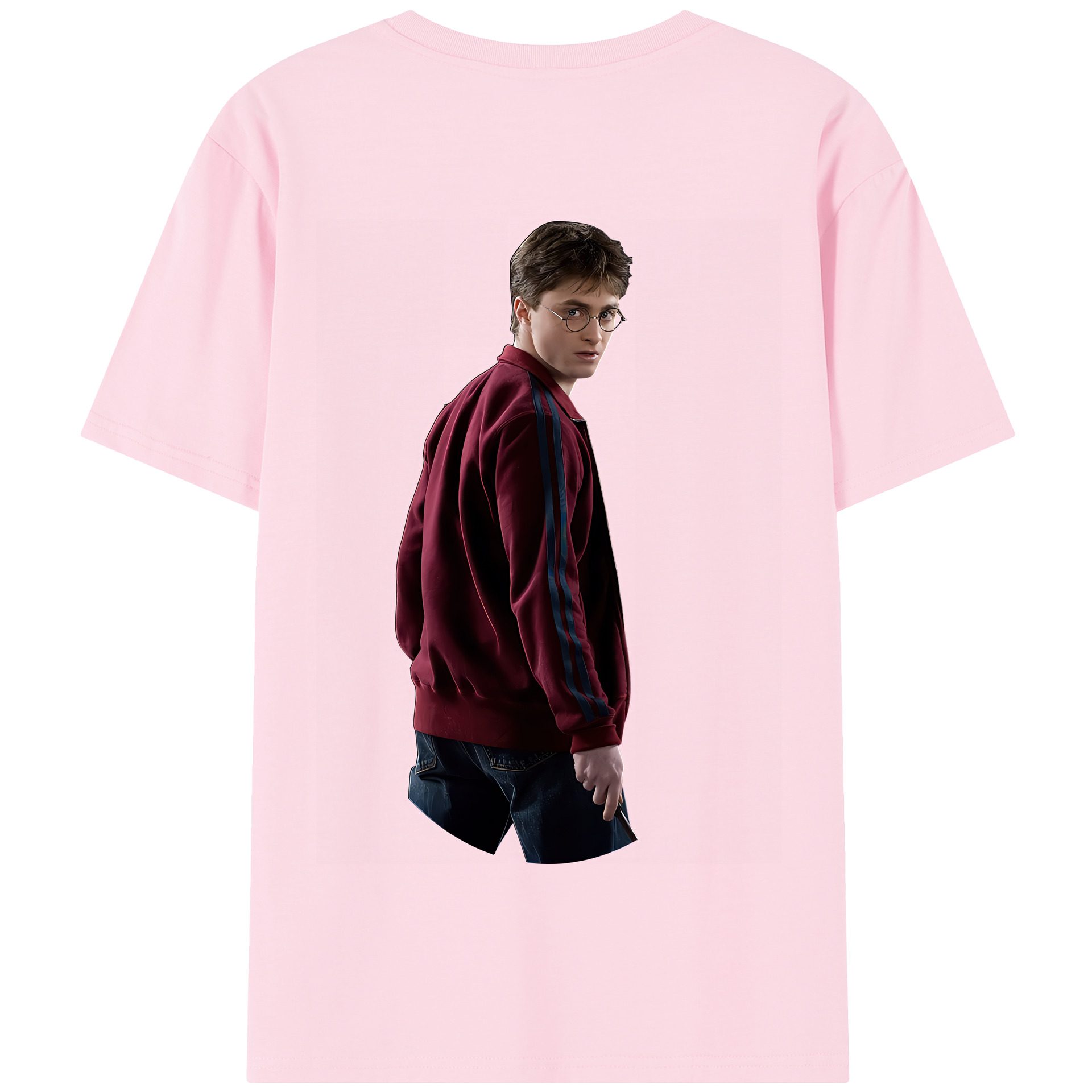 （画像用） Harry Potter ハリー・ポッターシリーズ 綿100％半袖Tシャツ（背面プリント）