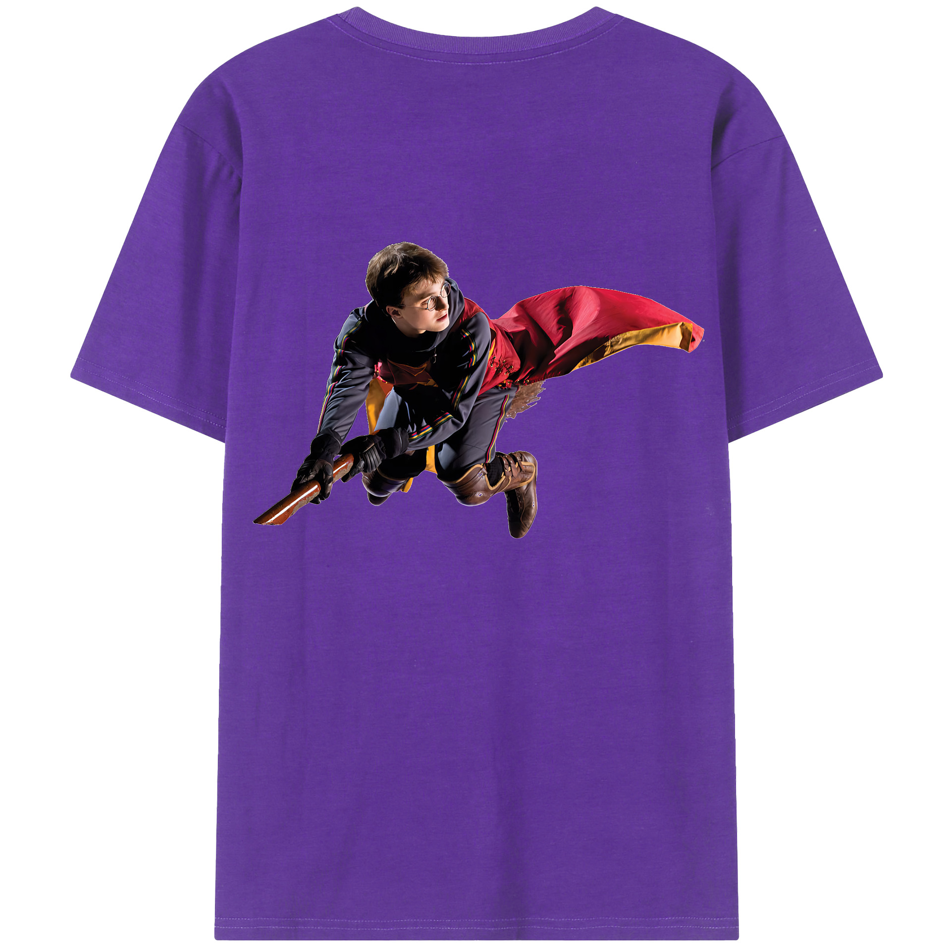 （画像用） Harry Potter ハリー・ポッターシリーズ 綿100％半袖Tシャツ（背面プリント）