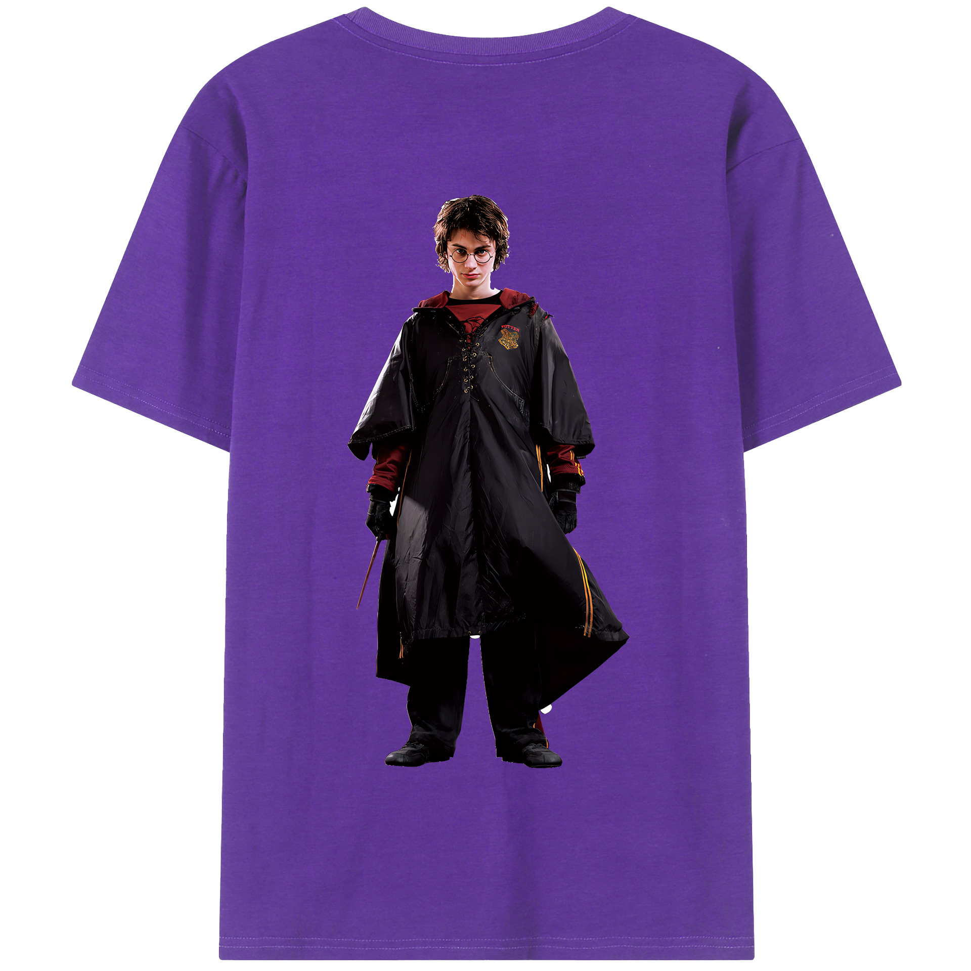 （画像用） Harry Potter ハリー・ポッターシリーズ 綿100％半袖Tシャツ（背面プリント）