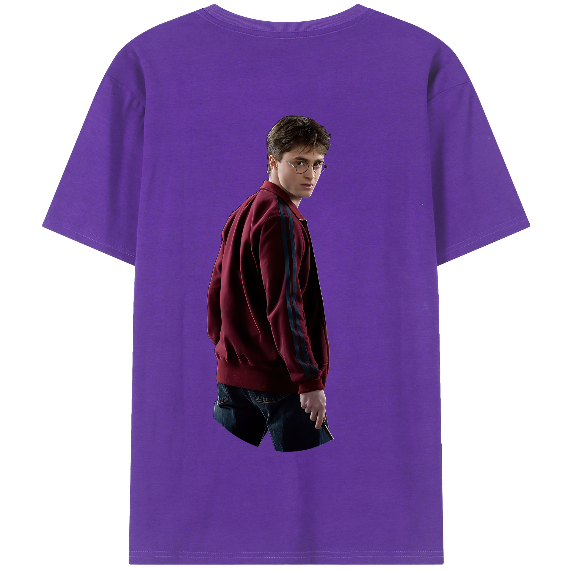 （画像用） Harry Potter ハリー・ポッターシリーズ 綿100％半袖Tシャツ（背面プリント）