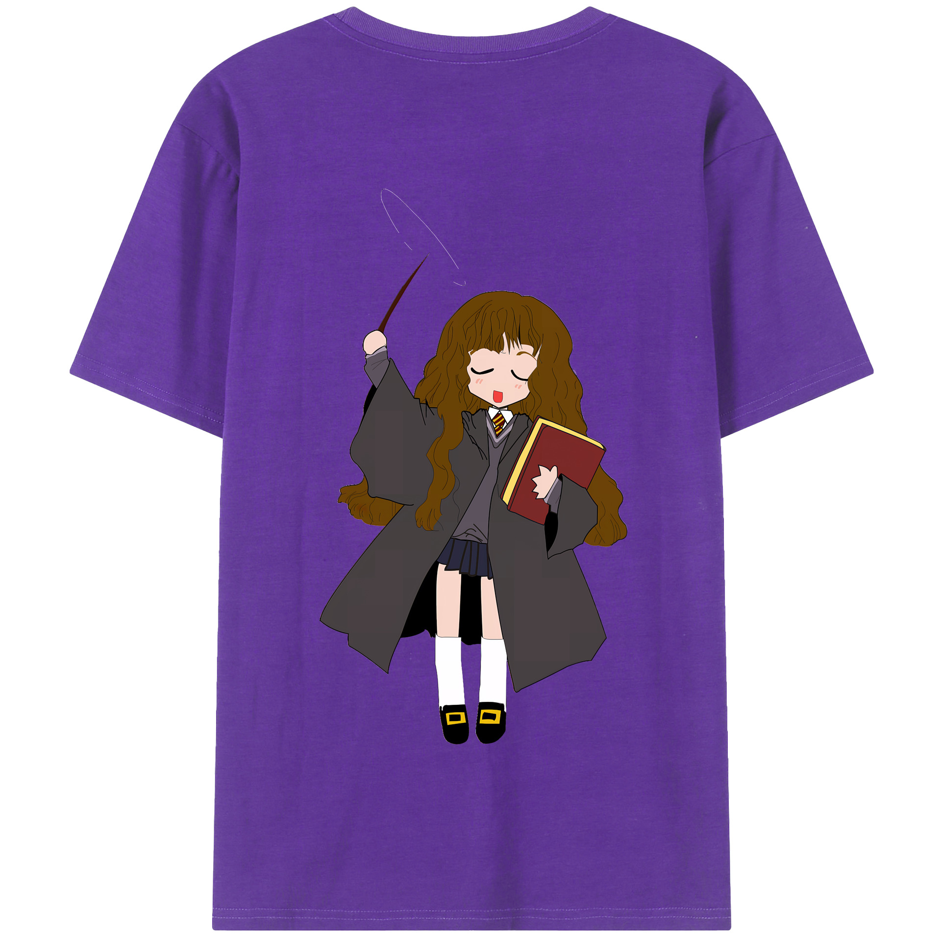 （画像用） Harry Potter ハリー・ポッターシリーズ 綿100％半袖Tシャツ（背面プリント）