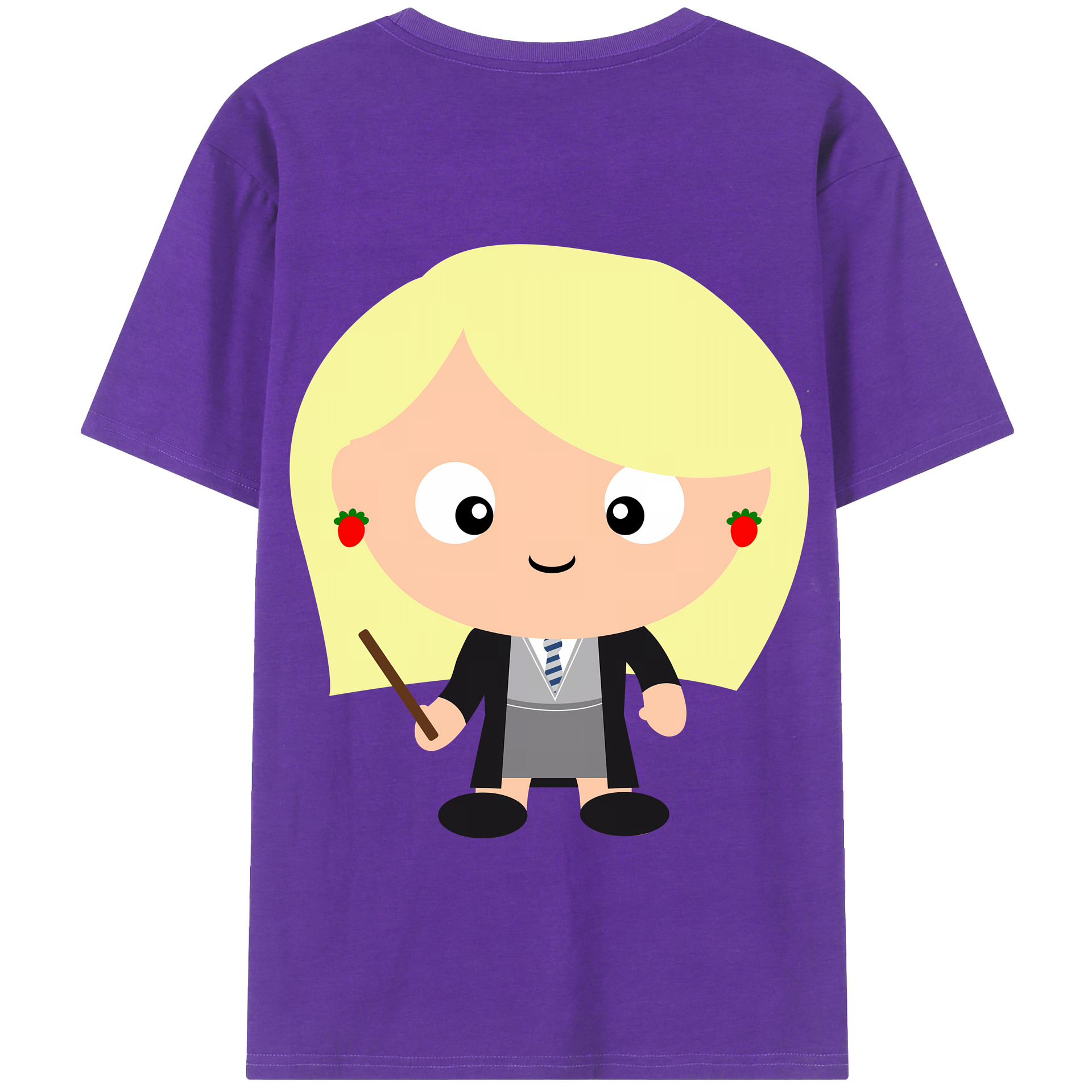 （画像用） Harry Potter ハリー・ポッターシリーズ 綿100％半袖Tシャツ（背面プリント）