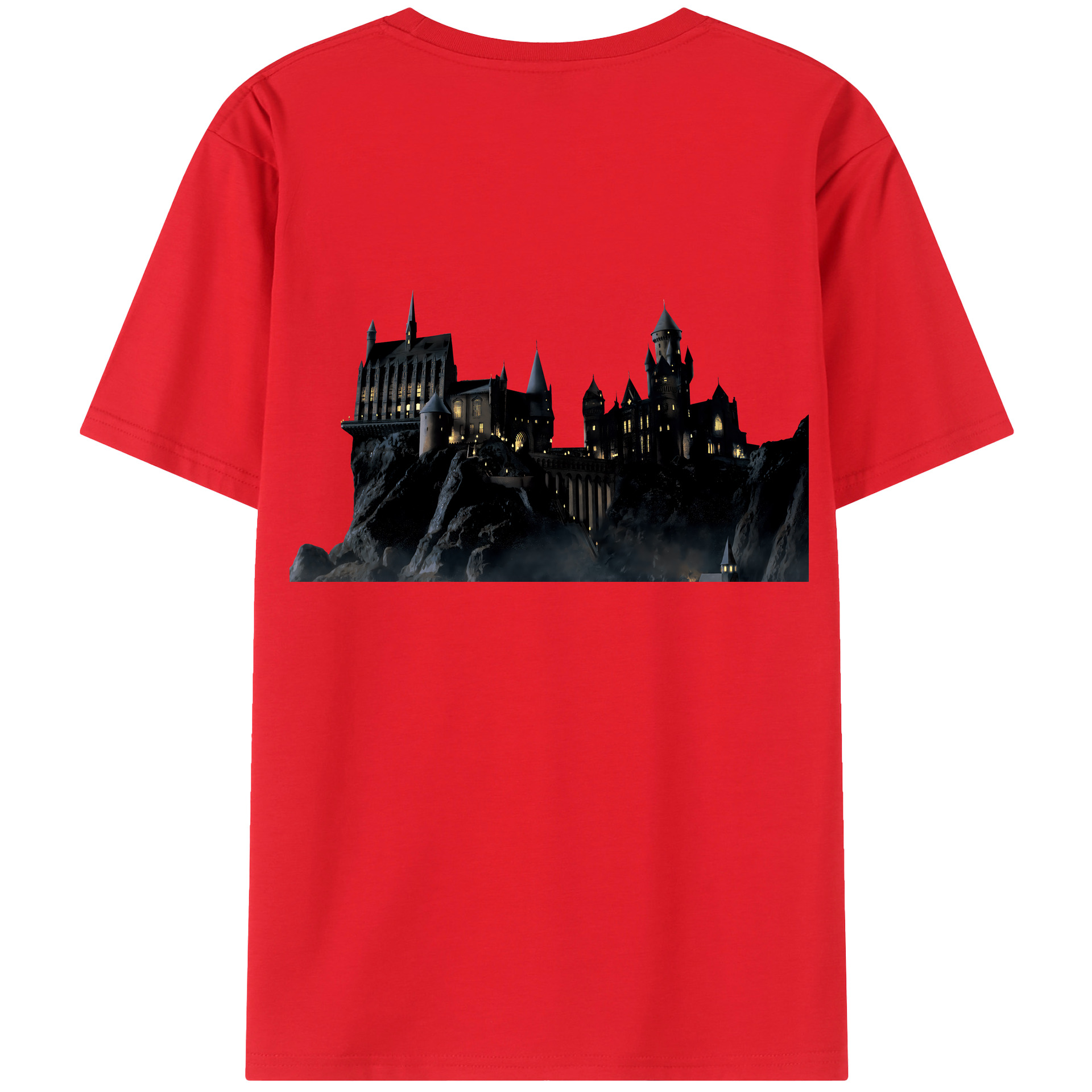 （画像用） Harry Potter ハリー・ポッターシリーズ 綿100％半袖Tシャツ（背面プリント）