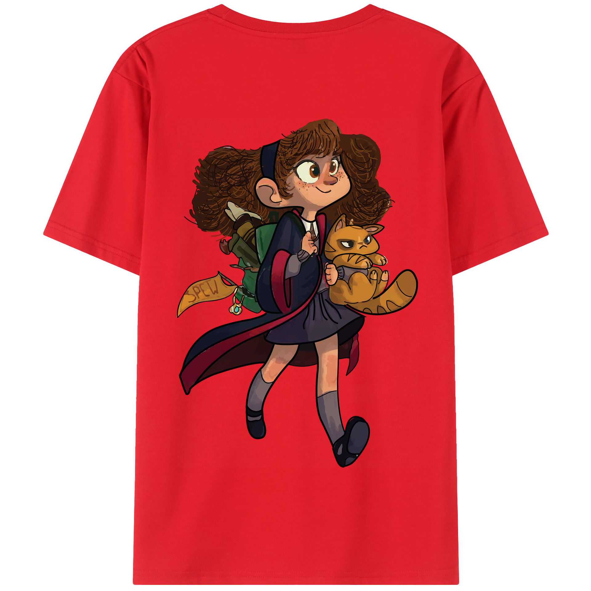 （画像用） Harry Potter ハリー・ポッターシリーズ 綿100％半袖Tシャツ（背面プリント）