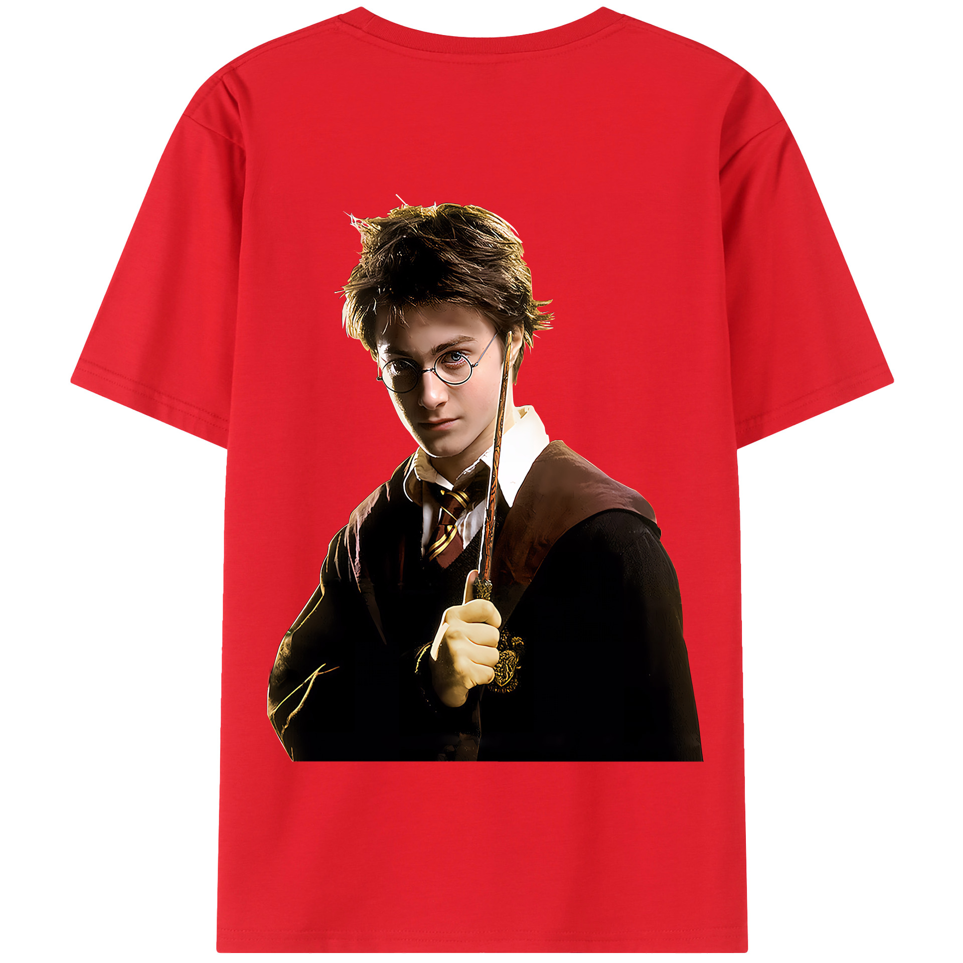 （画像用） Harry Potter ハリー・ポッターシリーズ 綿100％半袖Tシャツ（背面プリント）