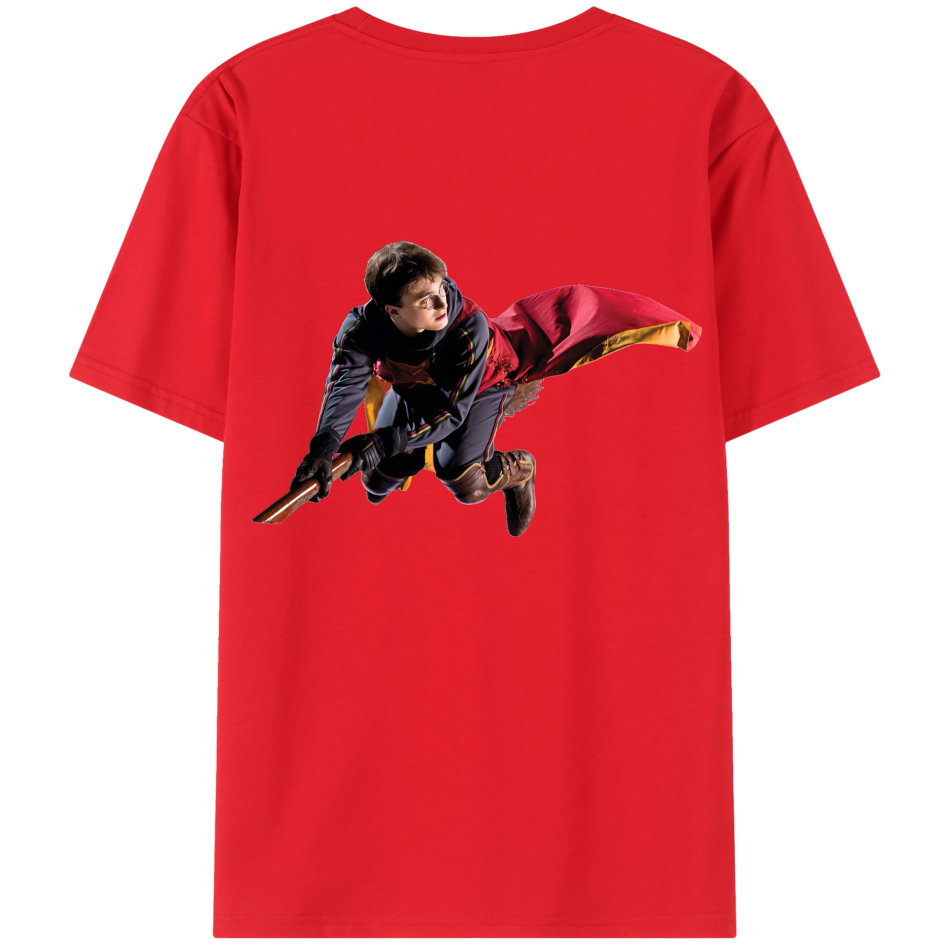 （画像用） Harry Potter ハリー・ポッターシリーズ 綿100％半袖Tシャツ（背面プリント）