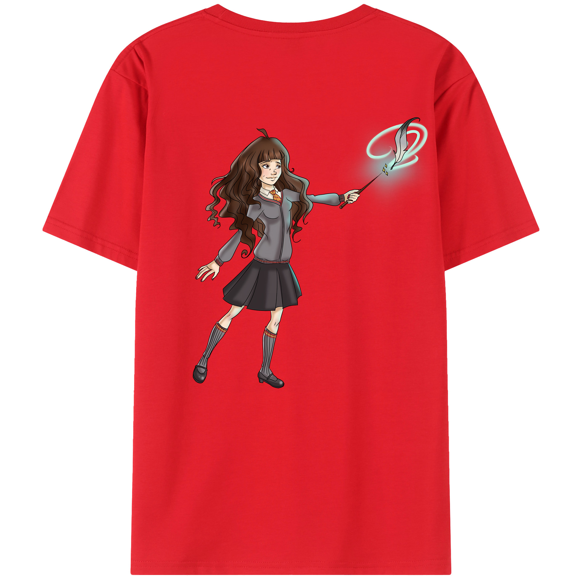 （画像用） Harry Potter ハリー・ポッターシリーズ 綿100％半袖Tシャツ（背面プリント）