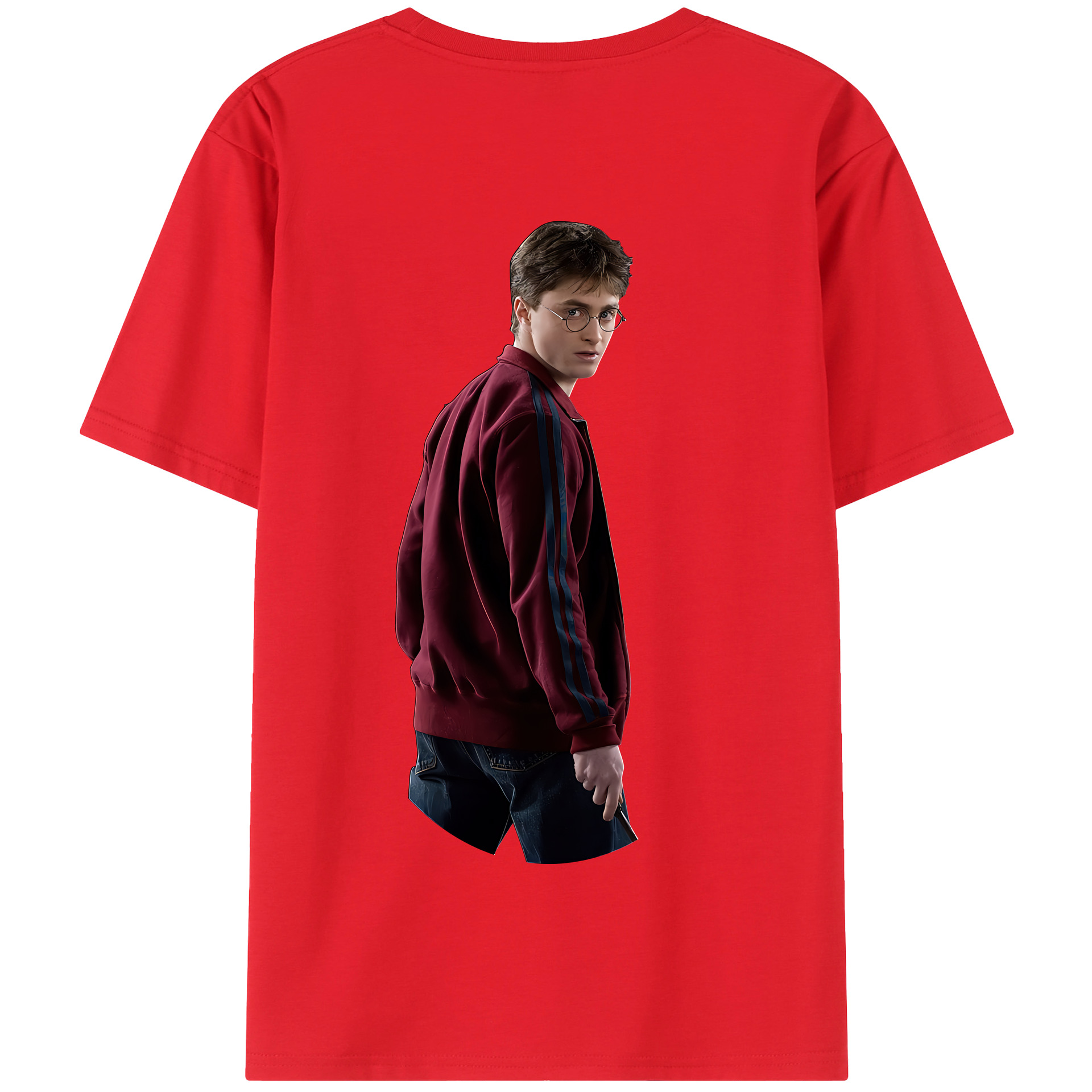 （画像用） Harry Potter ハリー・ポッターシリーズ 綿100％半袖Tシャツ（背面プリント）