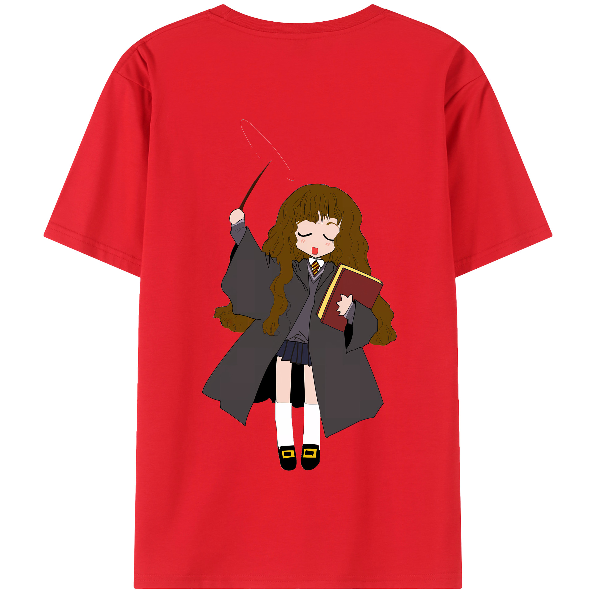 （画像用） Harry Potter ハリー・ポッターシリーズ 綿100％半袖Tシャツ（背面プリント）