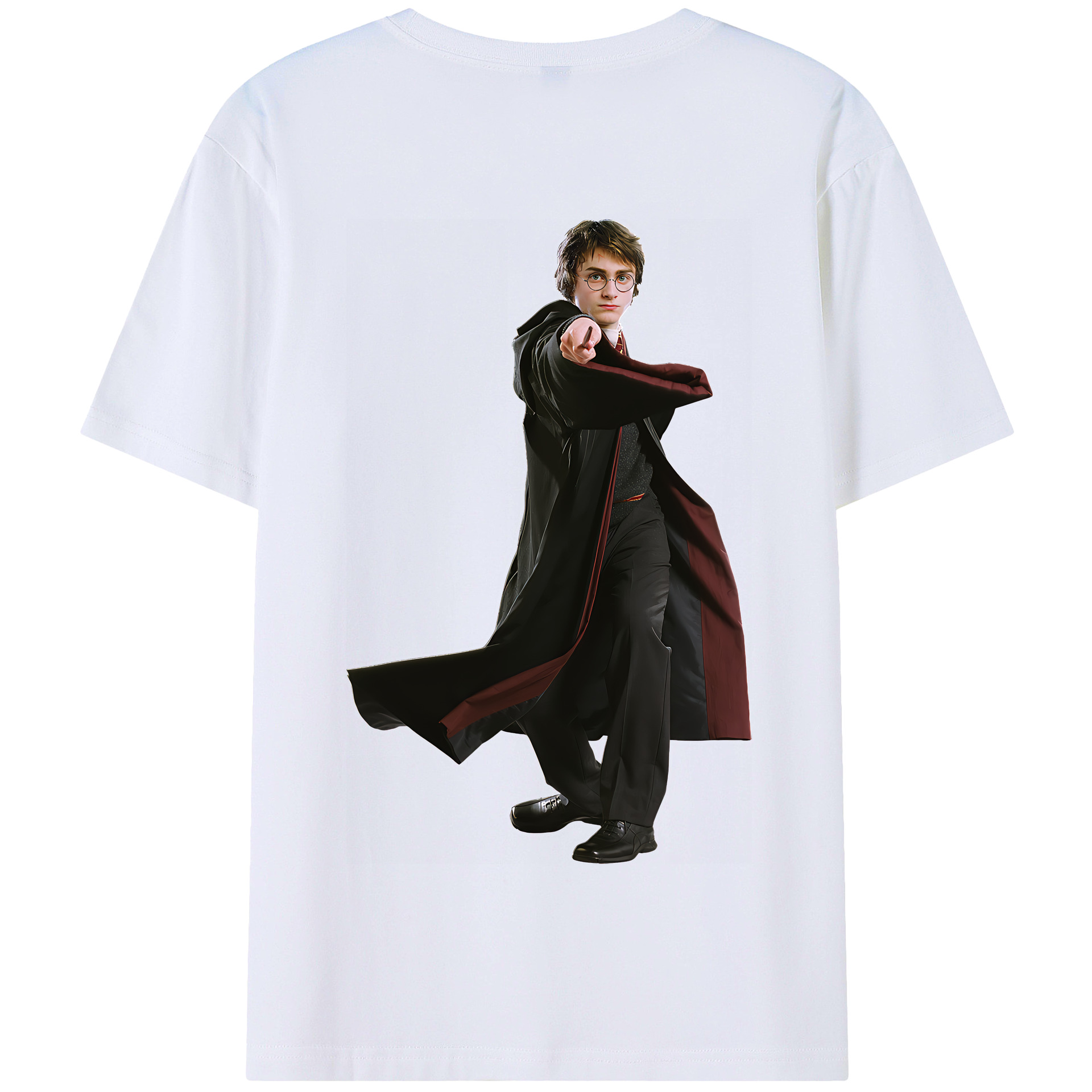 （画像用） Harry Potter ハリー・ポッターシリーズ 綿100％半袖Tシャツ（背面プリント）