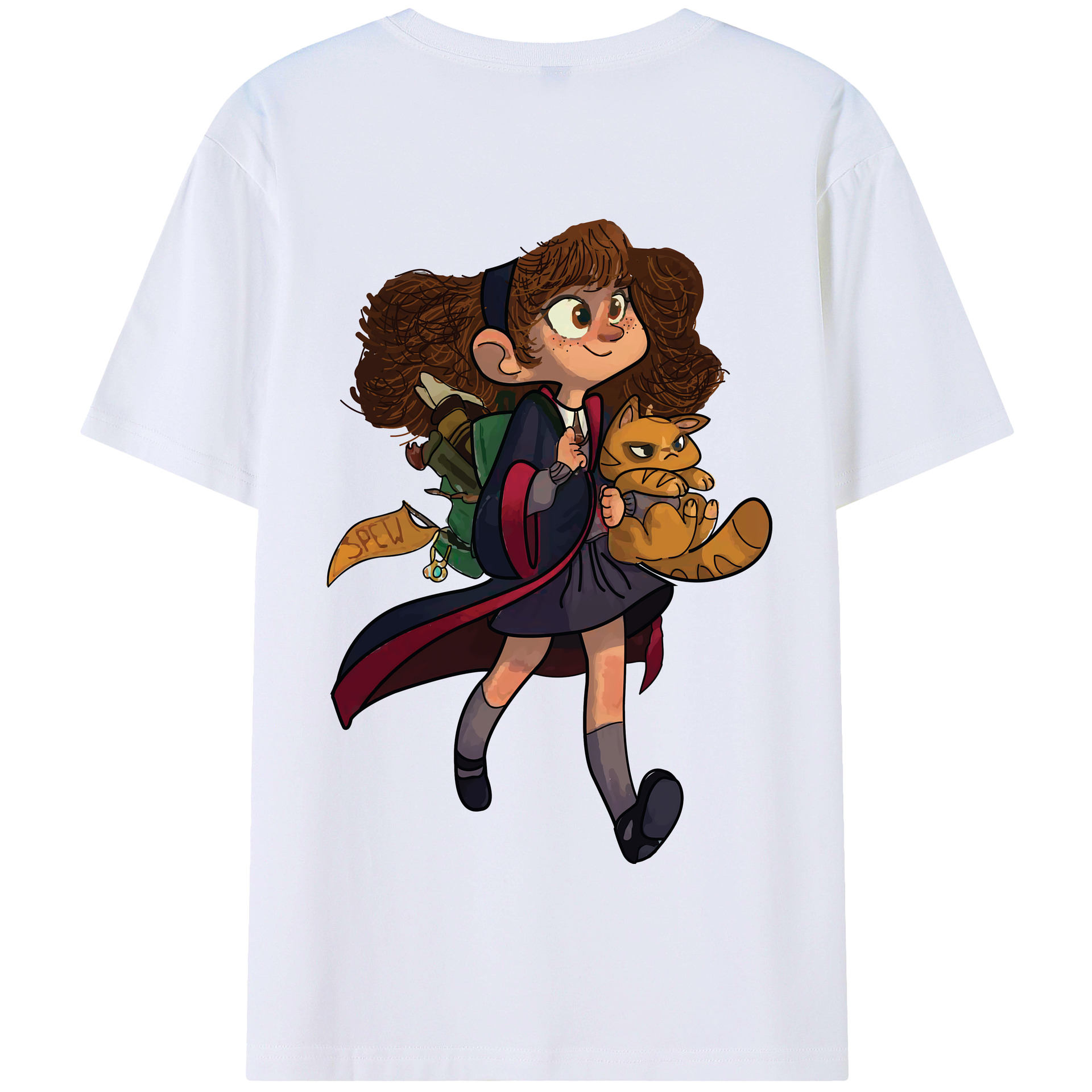 （画像用） Harry Potter ハリー・ポッターシリーズ 綿100％半袖Tシャツ（背面プリント）