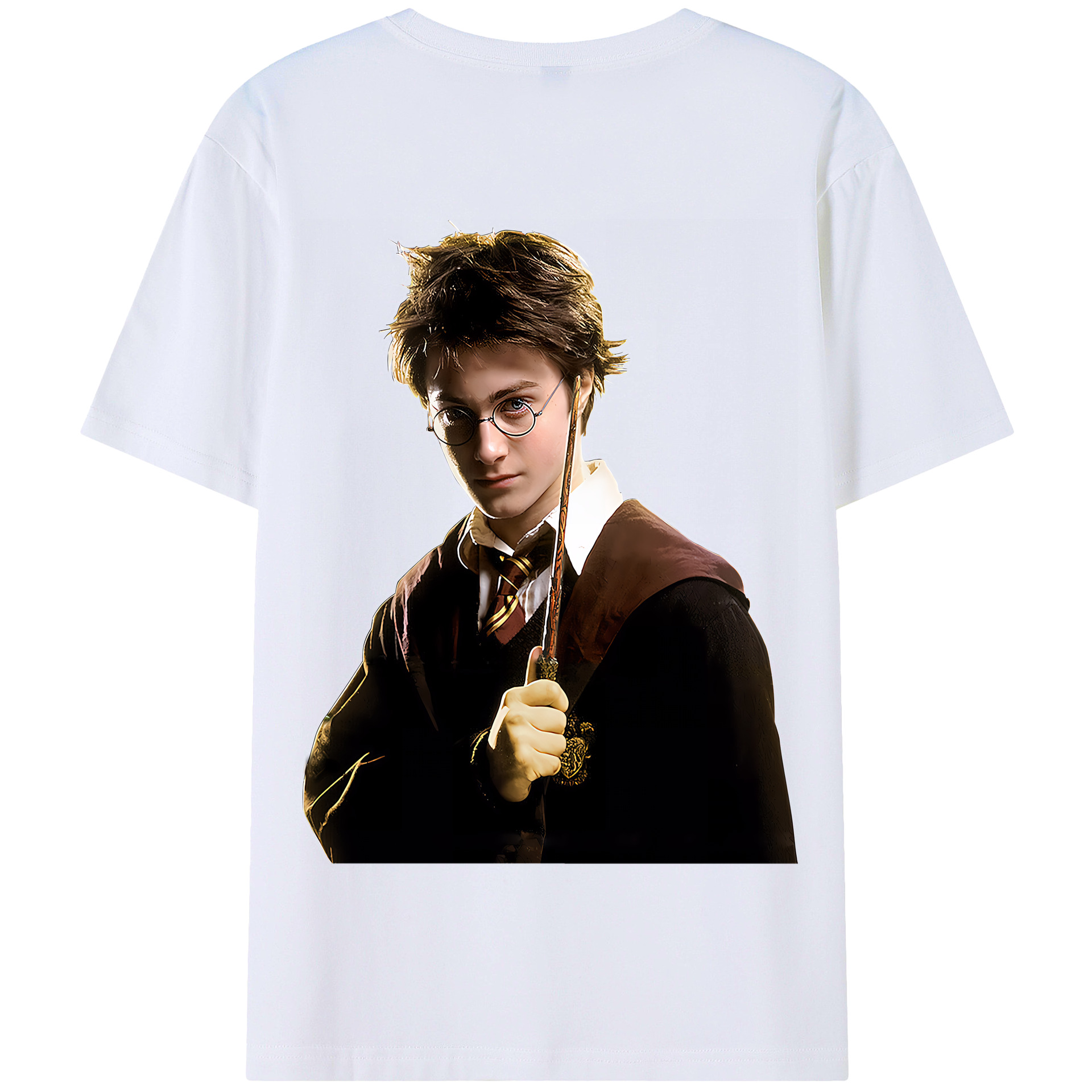 （画像用） Harry Potter ハリー・ポッターシリーズ 綿100％半袖Tシャツ（背面プリント）