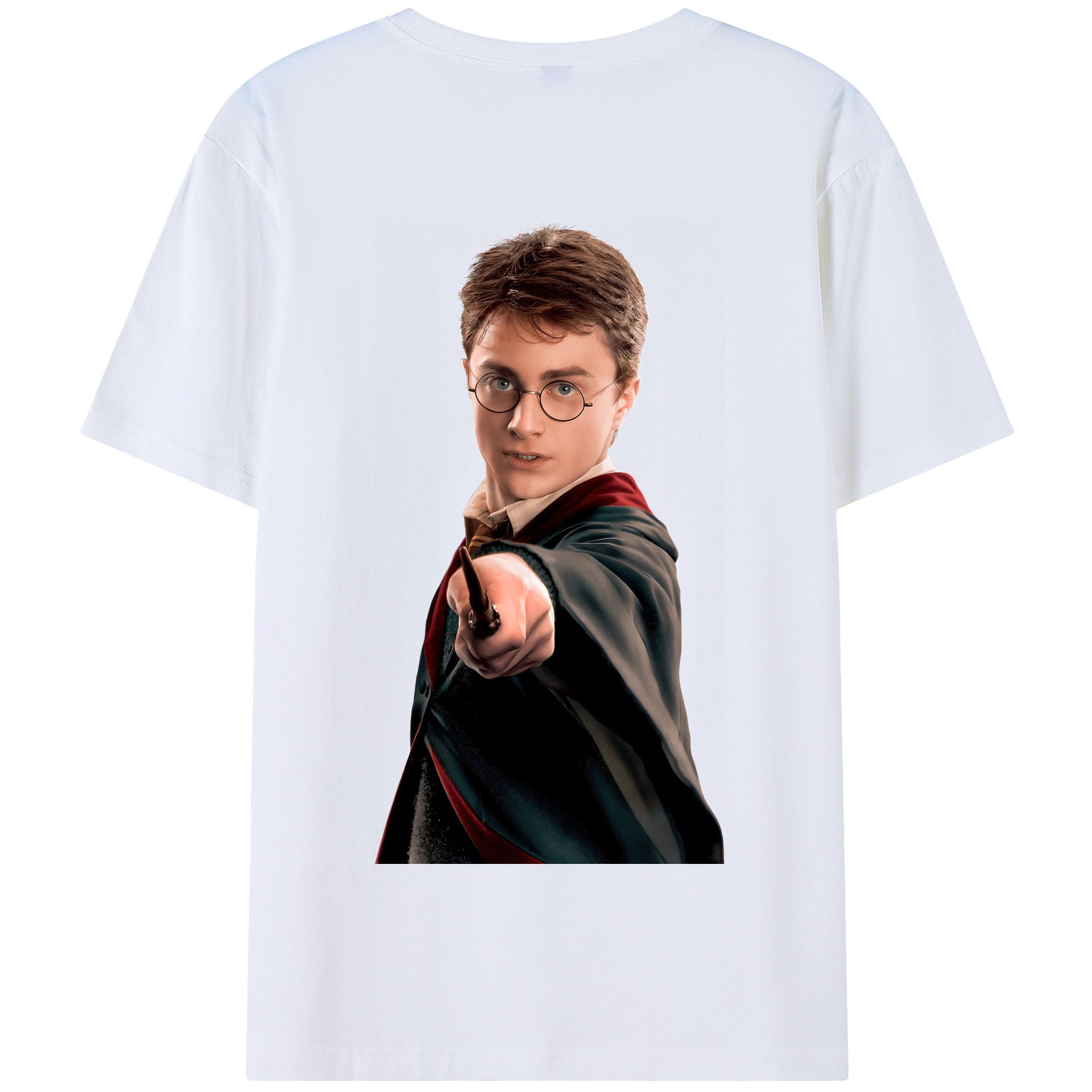 （画像用） Harry Potter ハリー・ポッターシリーズ 綿100％半袖Tシャツ（背面プリント）
