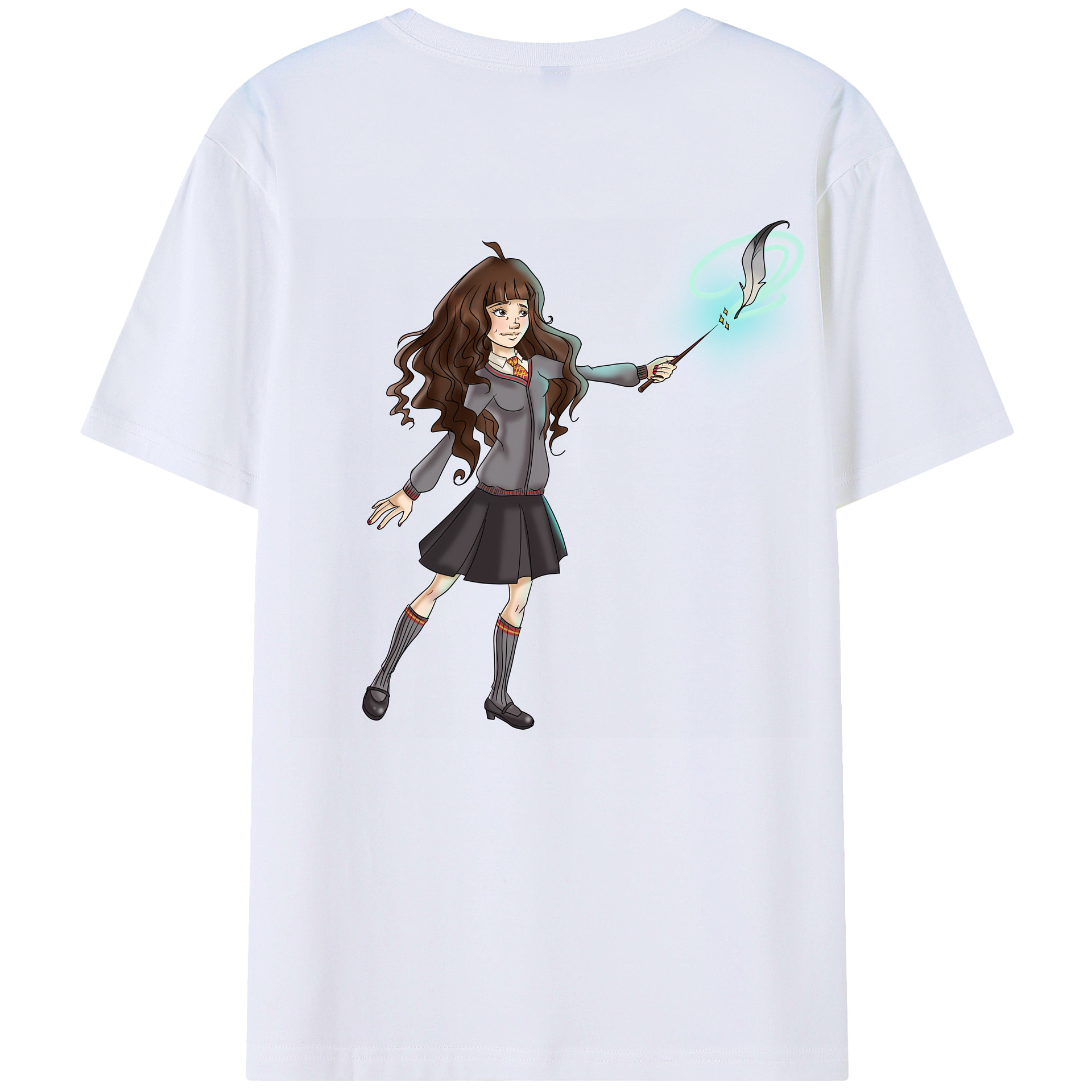 （画像用） Harry Potter ハリー・ポッターシリーズ 綿100％半袖Tシャツ（背面プリント）