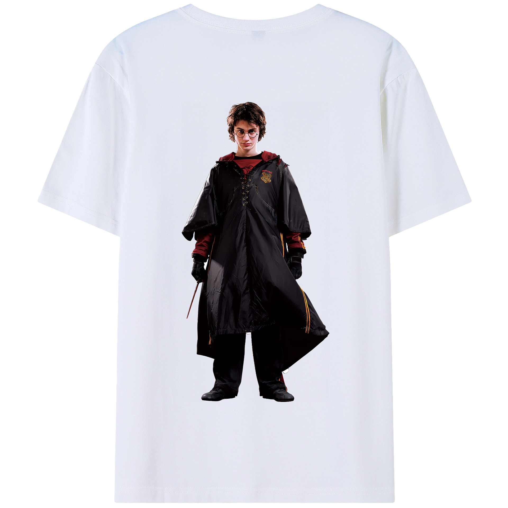（画像用） Harry Potter ハリー・ポッターシリーズ 綿100％半袖Tシャツ（背面プリント）