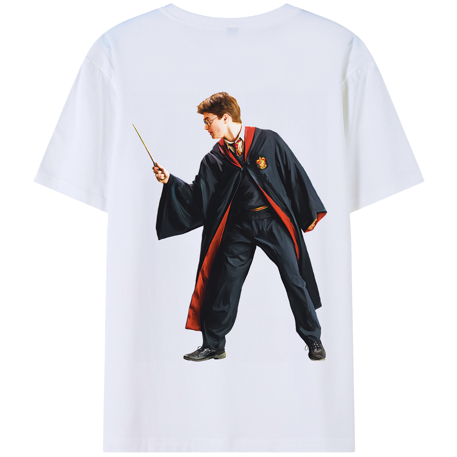 （画像用） Harry Potter ハリー・ポッターシリーズ 綿100％半袖Tシャツ（背面プリント）