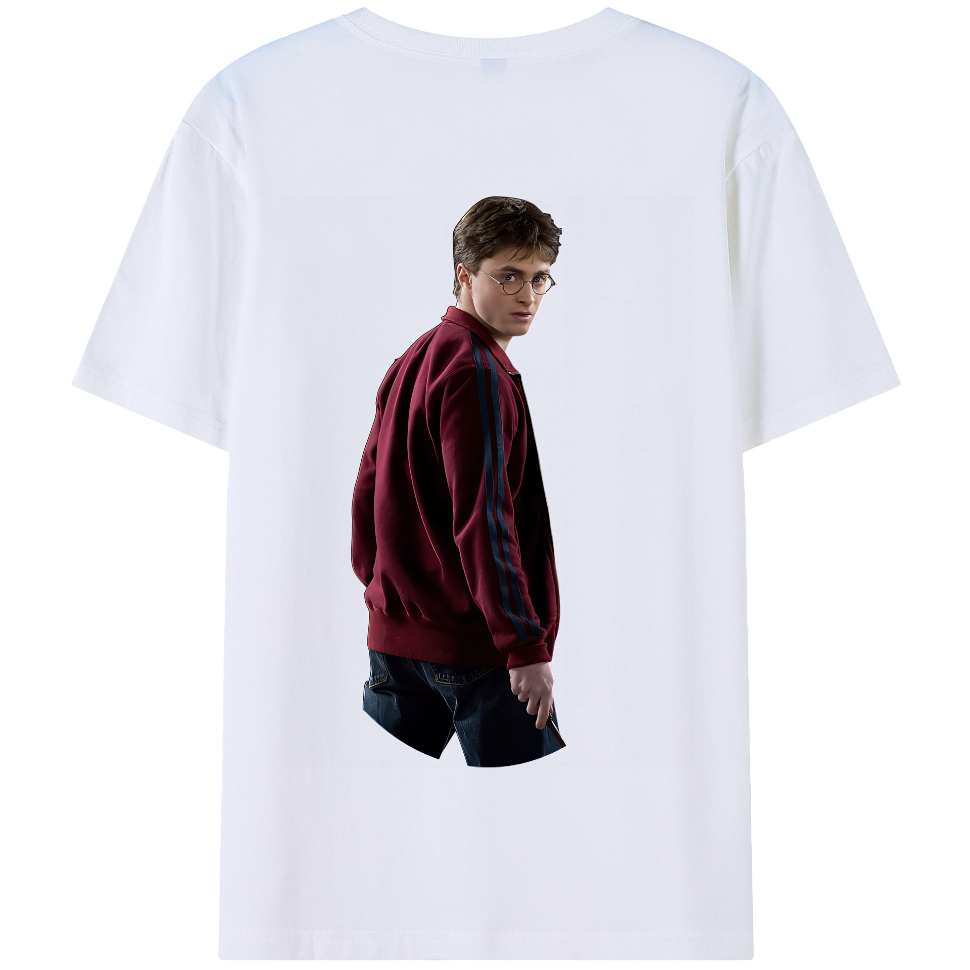 （画像用） Harry Potter ハリー・ポッターシリーズ 綿100％半袖Tシャツ（背面プリント）