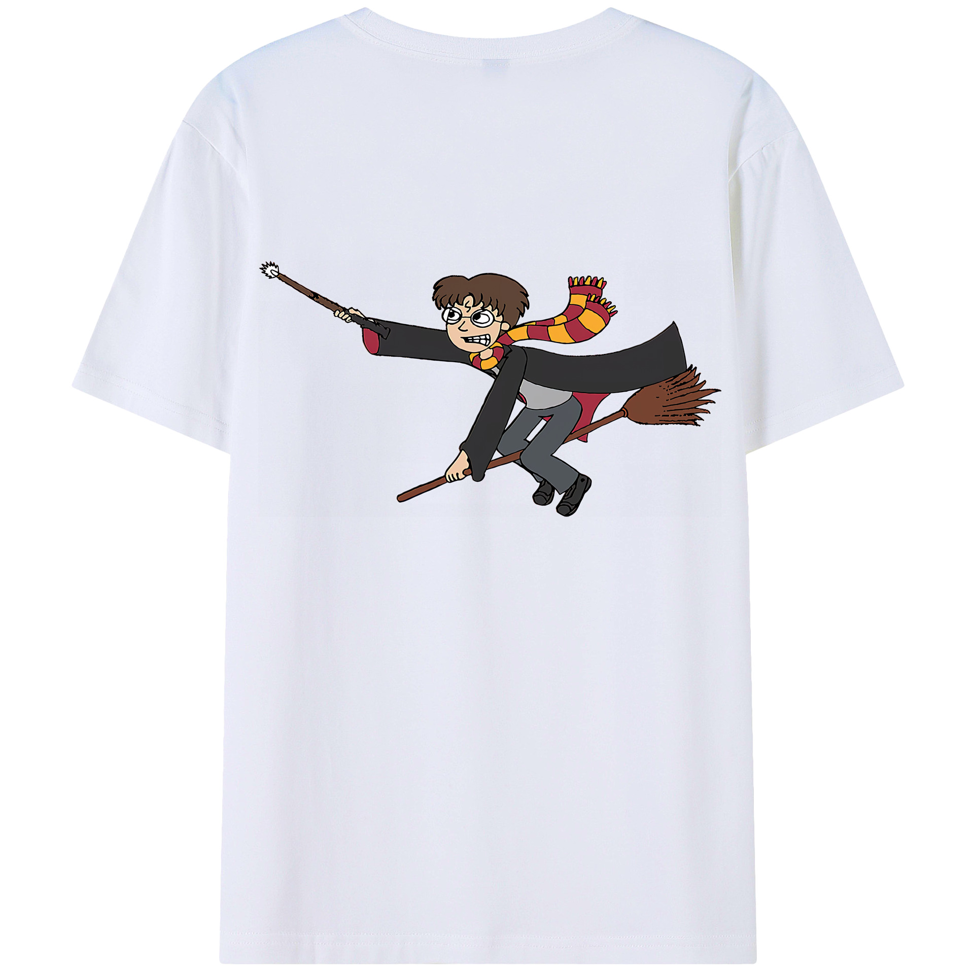 （画像用） Harry Potter ハリー・ポッターシリーズ 綿100％半袖Tシャツ（背面プリント）