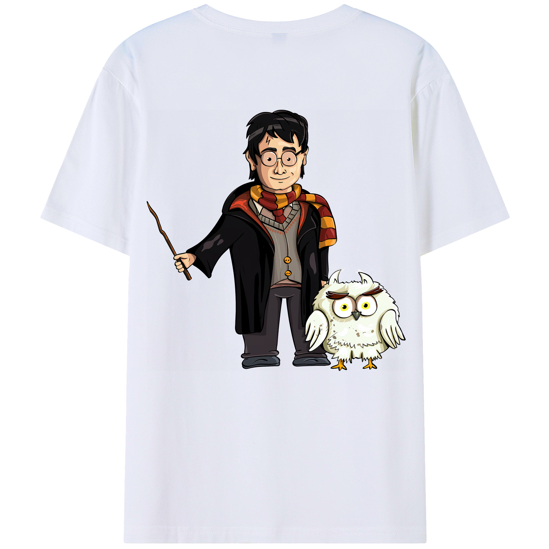 （画像用） Harry Potter ハリー・ポッターシリーズ 綿100％半袖Tシャツ（背面プリント）