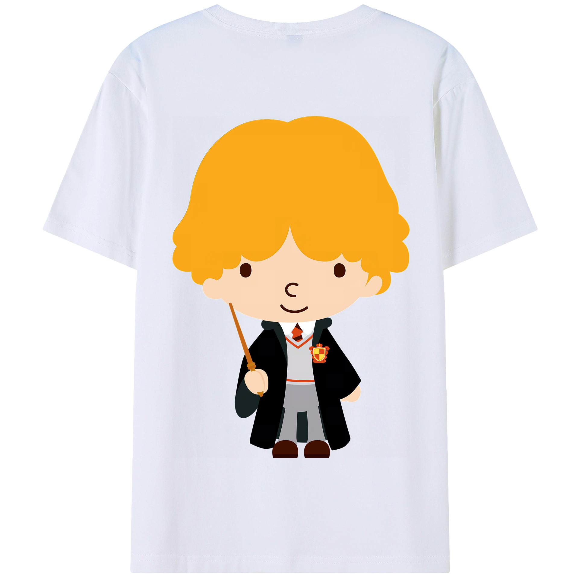 （画像用） Harry Potter ハリー・ポッターシリーズ 綿100％半袖Tシャツ（背面プリント）