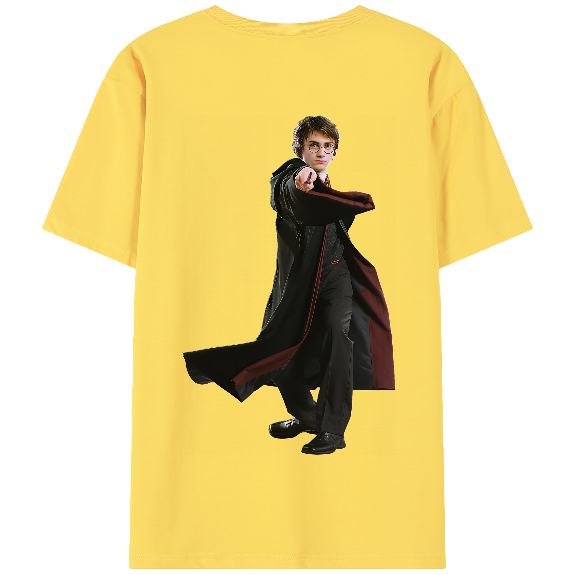 （画像用） Harry Potter ハリー・ポッターシリーズ 綿100％半袖Tシャツ（背面プリント）