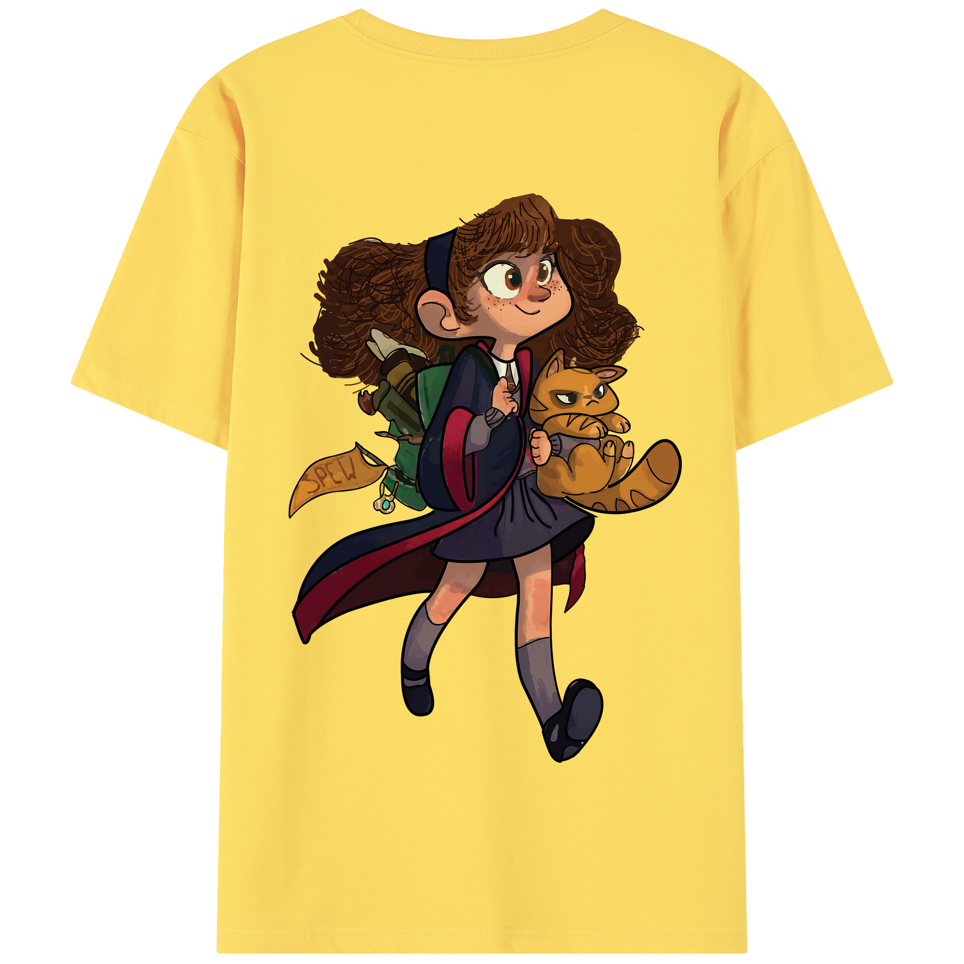 （画像用） Harry Potter ハリー・ポッターシリーズ 綿100％半袖Tシャツ（背面プリント）