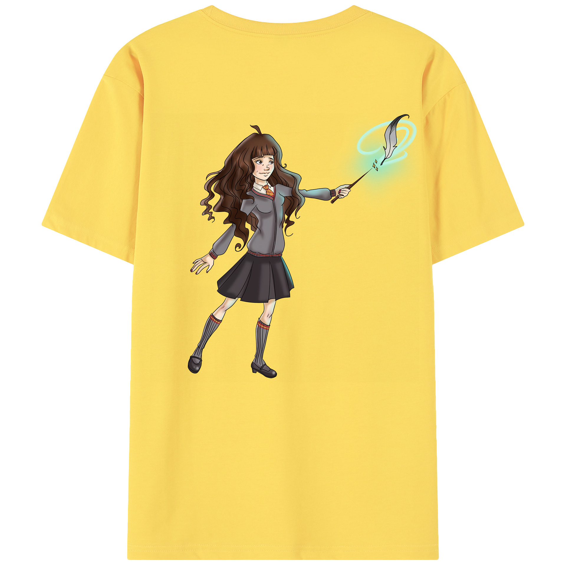 （画像用） Harry Potter ハリー・ポッターシリーズ 綿100％半袖Tシャツ（背面プリント）